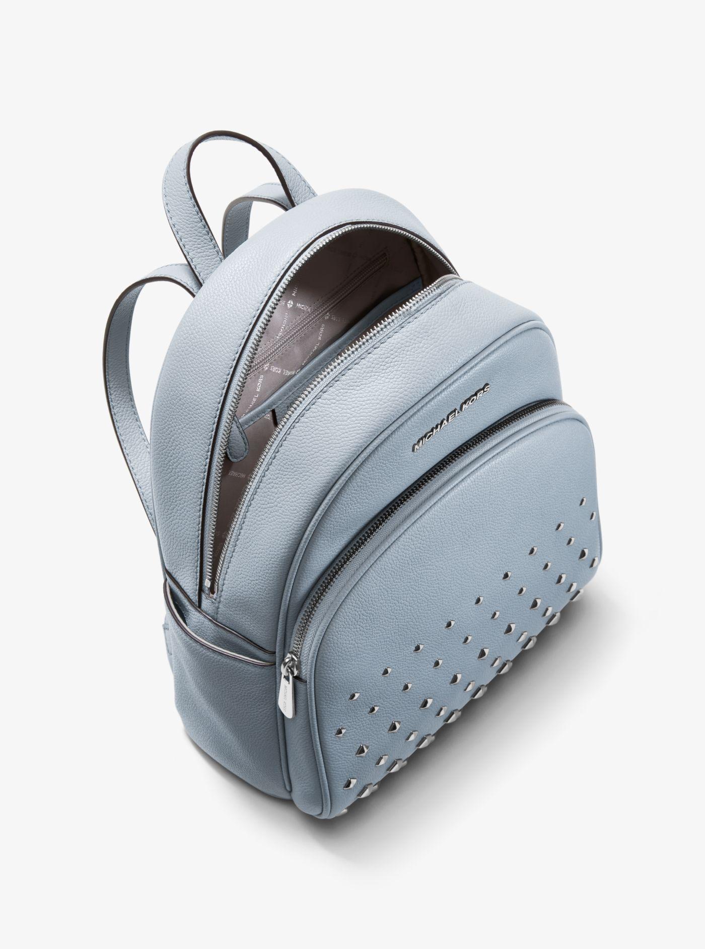 abbey medium pebbled leather backpack