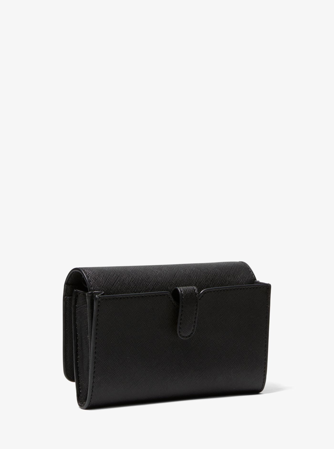 Jet set travel saffiano leather smartphone crossbody sales