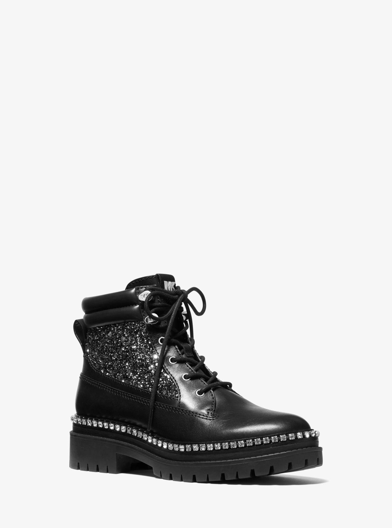 Michael kors store glitter bootie