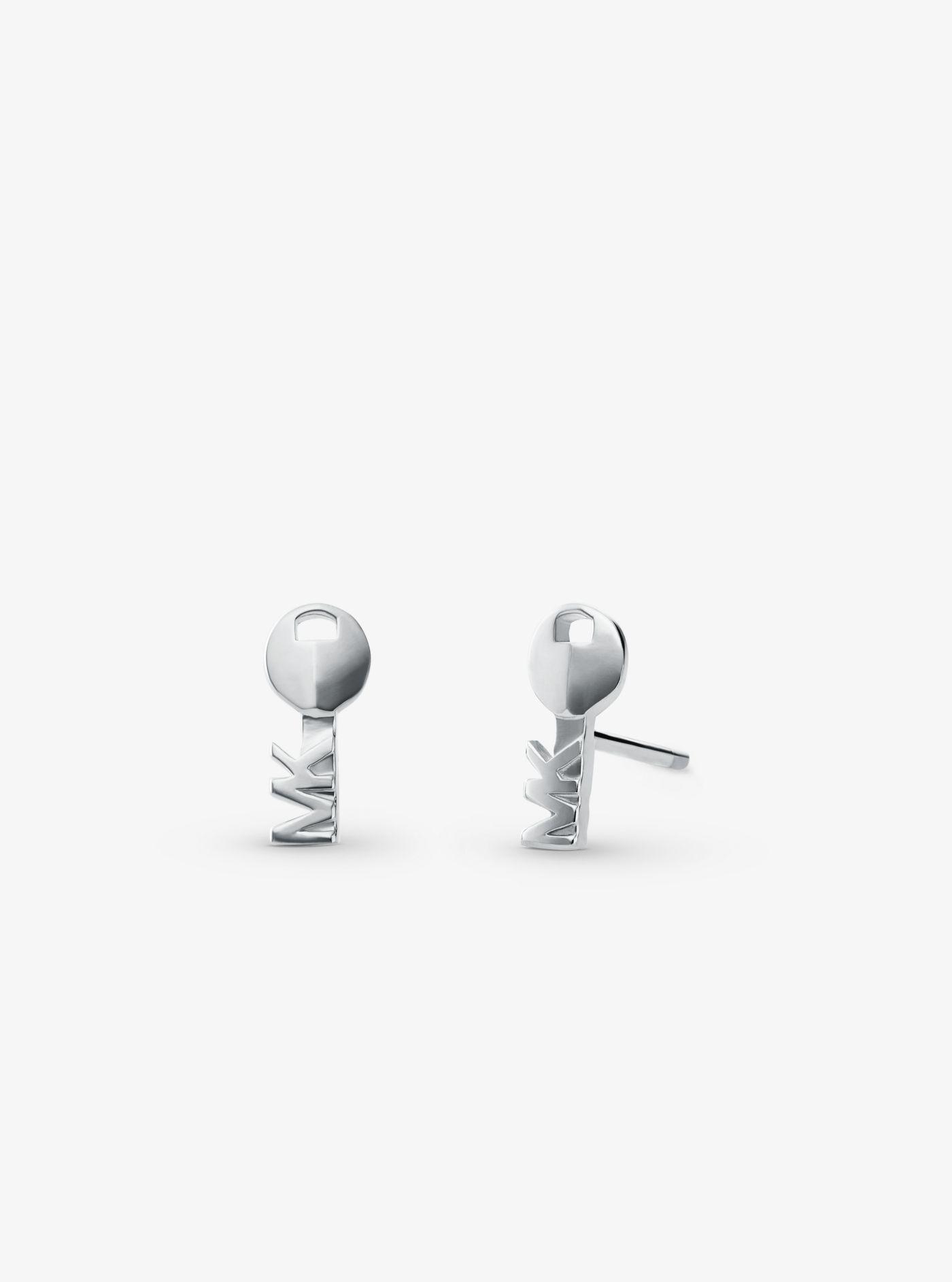 mk earrings silver