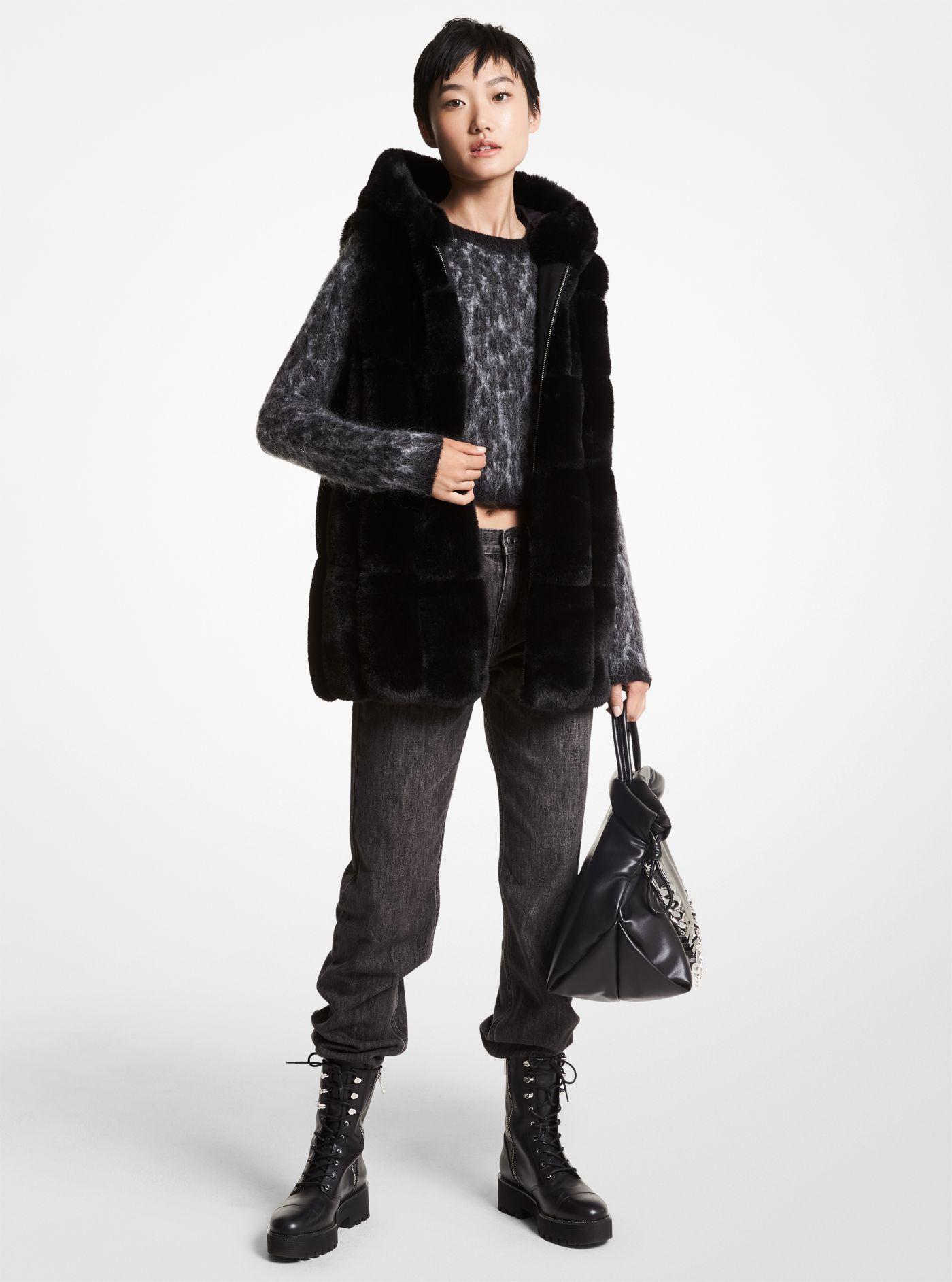 Mk fur vest hotsell