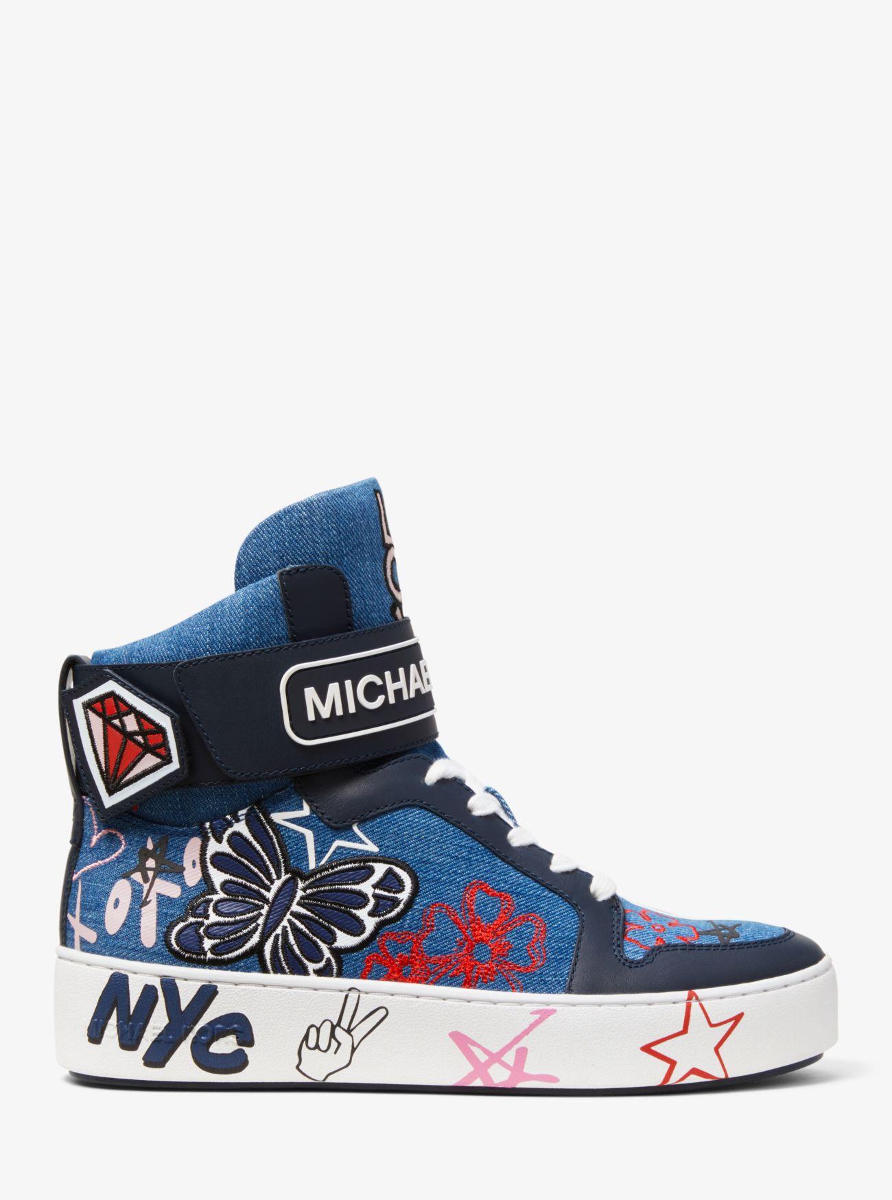 michael kors trent high top sneakers