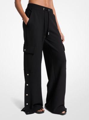 パンツ Michael Kors Woman Pants Black MT530VRAYJ 001 Drapey Satin Wide Leg Pants | Michael Kors [US]