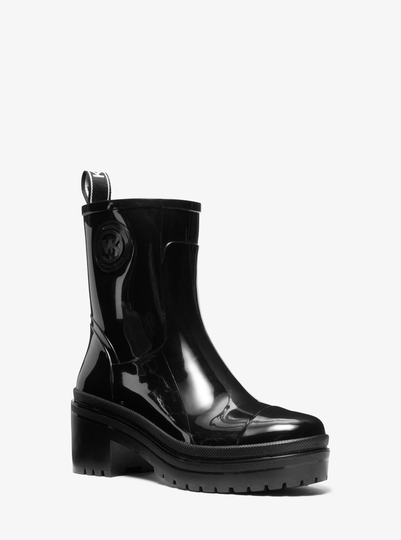 Michael Kors Karis Pvc Rain Boot in Black | Lyst