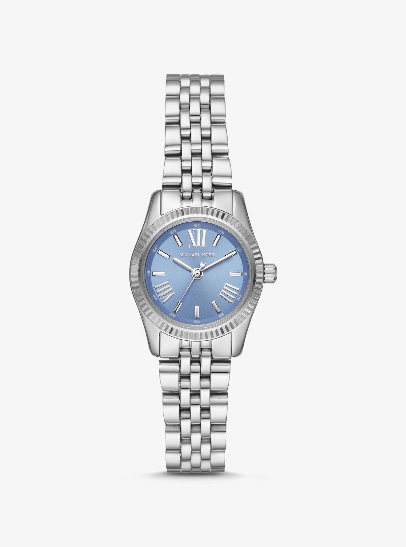 petite silver watch