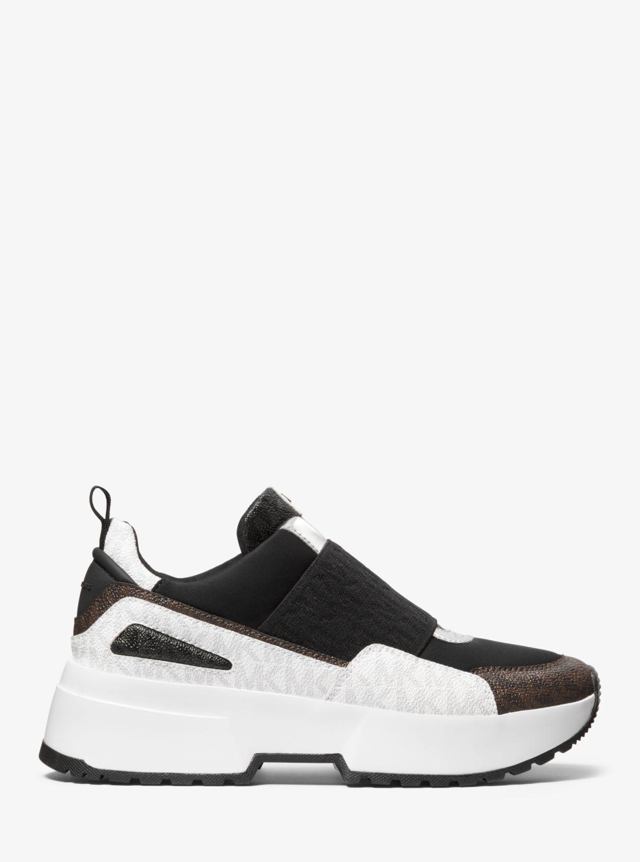 cosmo scuba and leather trainer