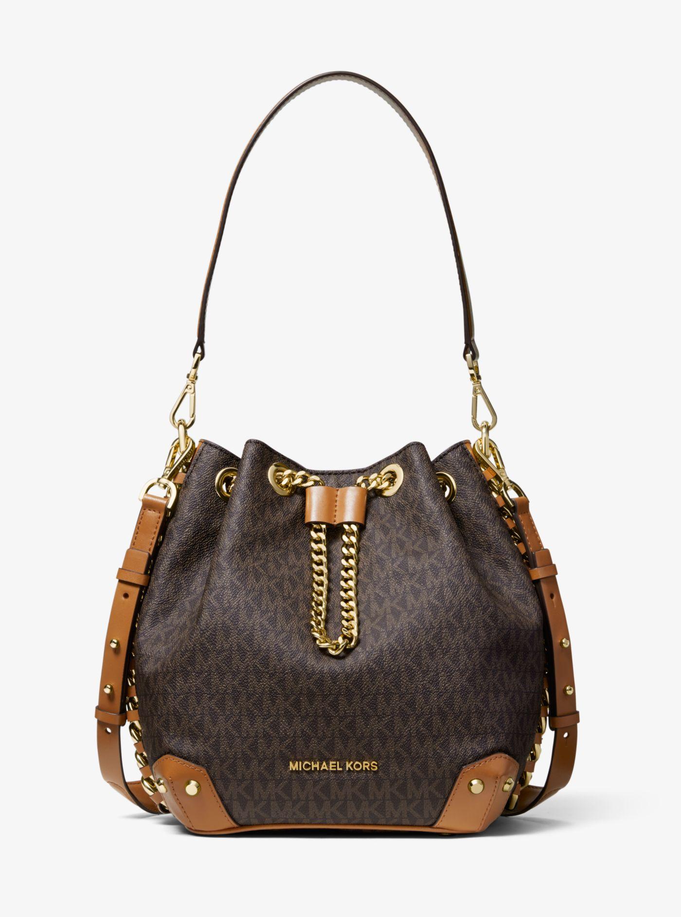 Sac seau Alanis de taille moyenne avec logo Michael Kors en coloris Marron  | Lyst