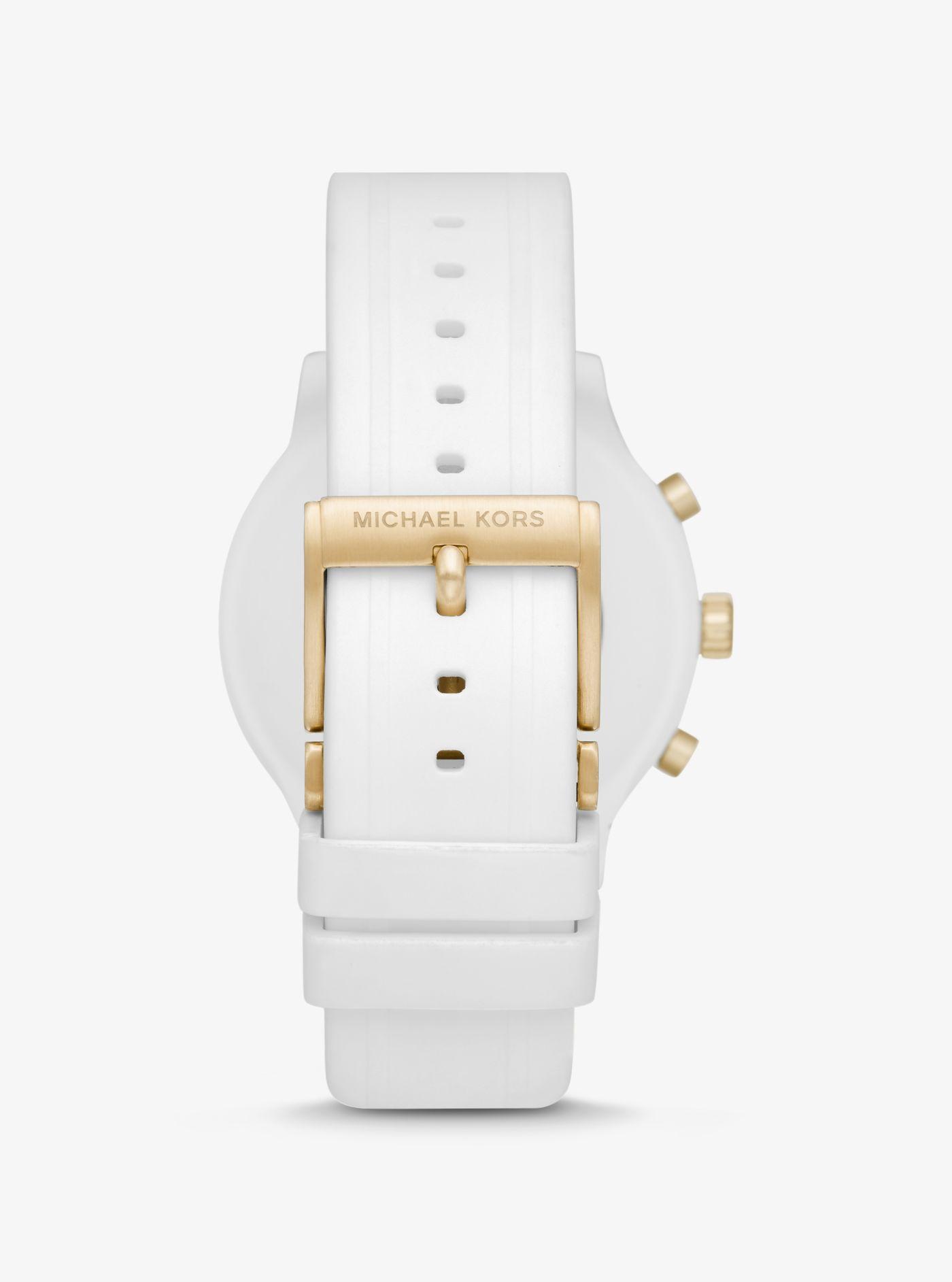 white gold smartwatch