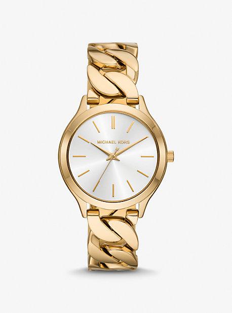 Michael Kors Slim Runway Three-hand Stainless Steel Watch 38mm in 