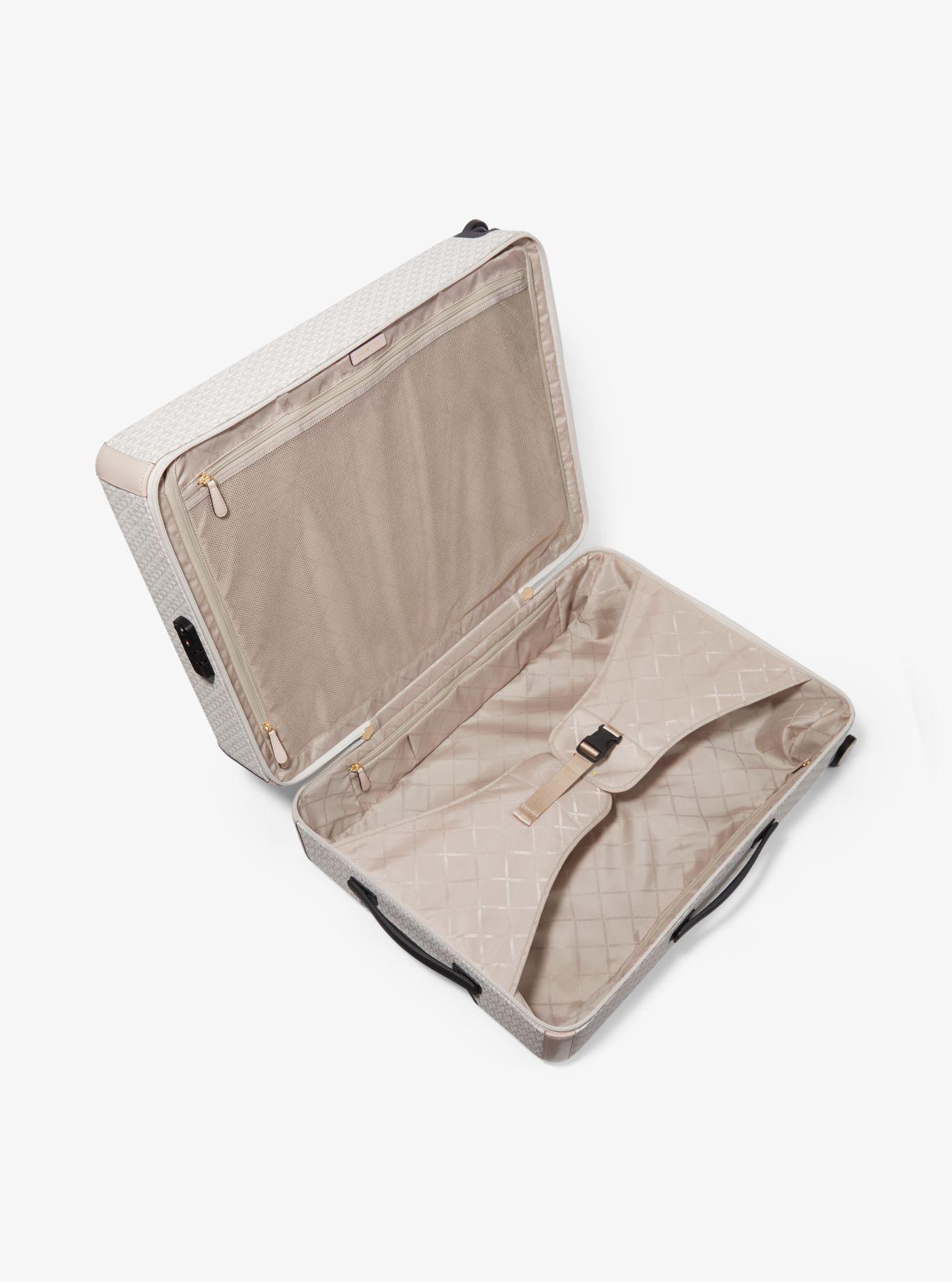 michael kors large logo suitcase