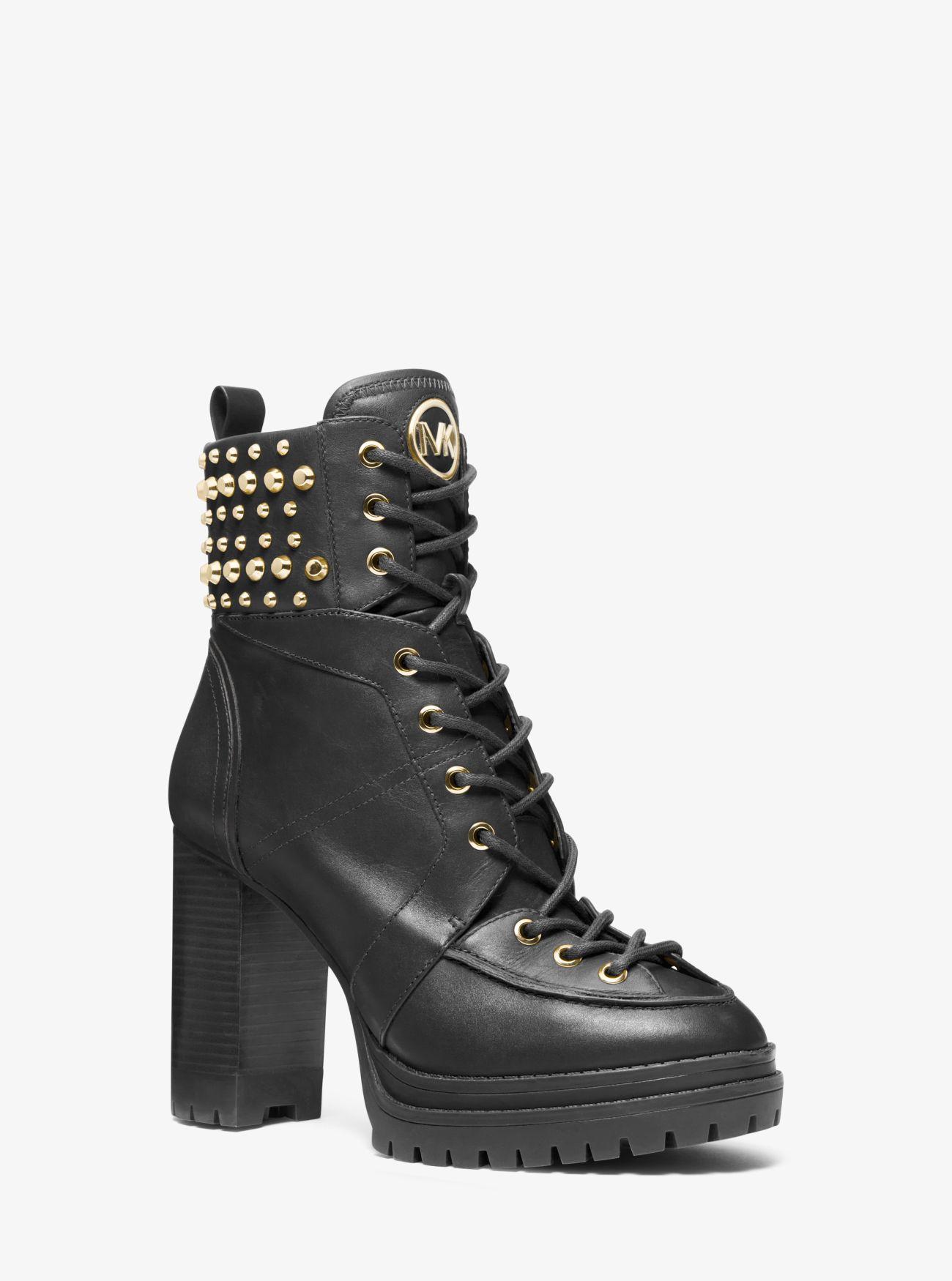 Michael kors studded best sale boots