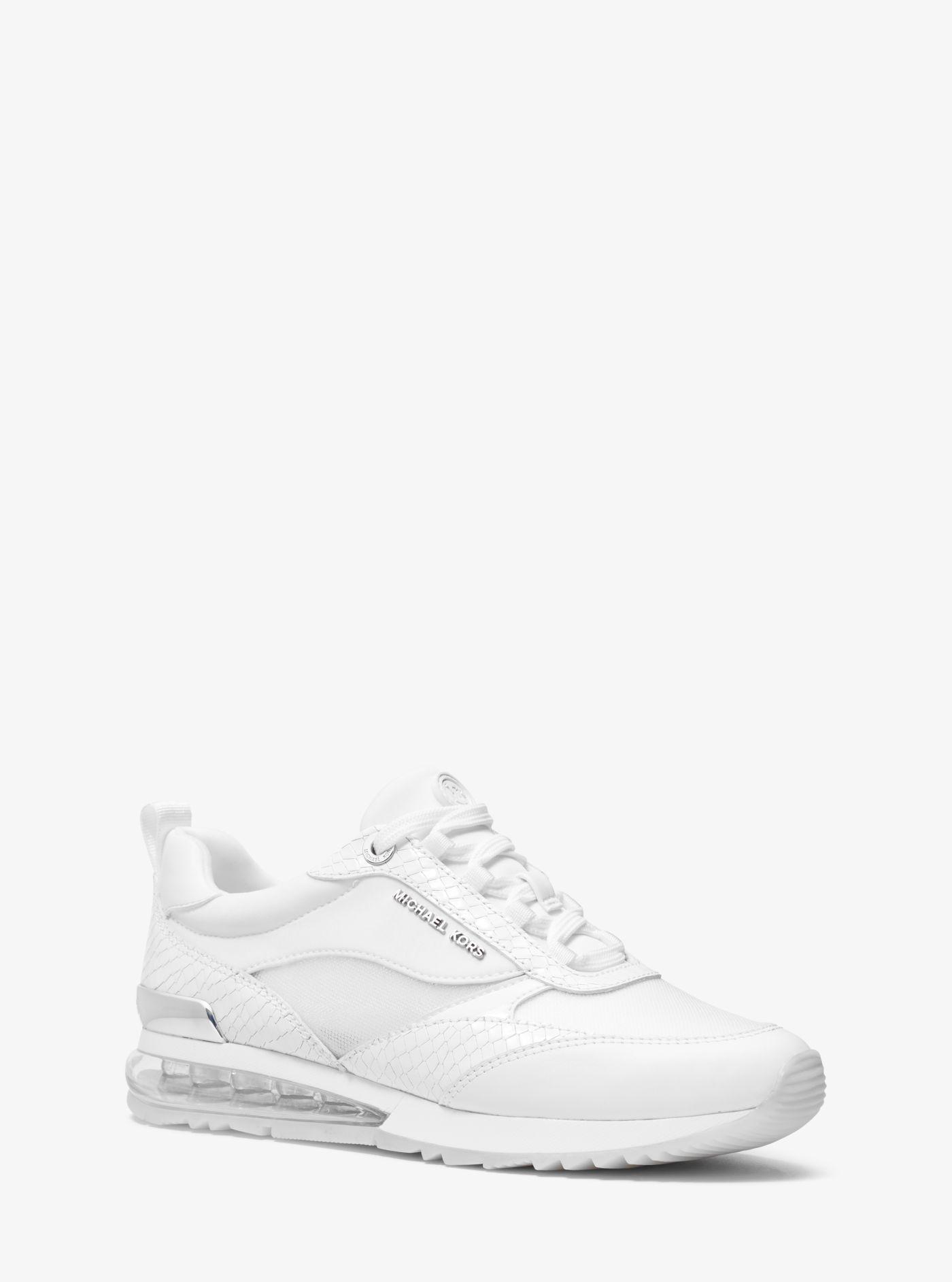 michael kors allie trainer white