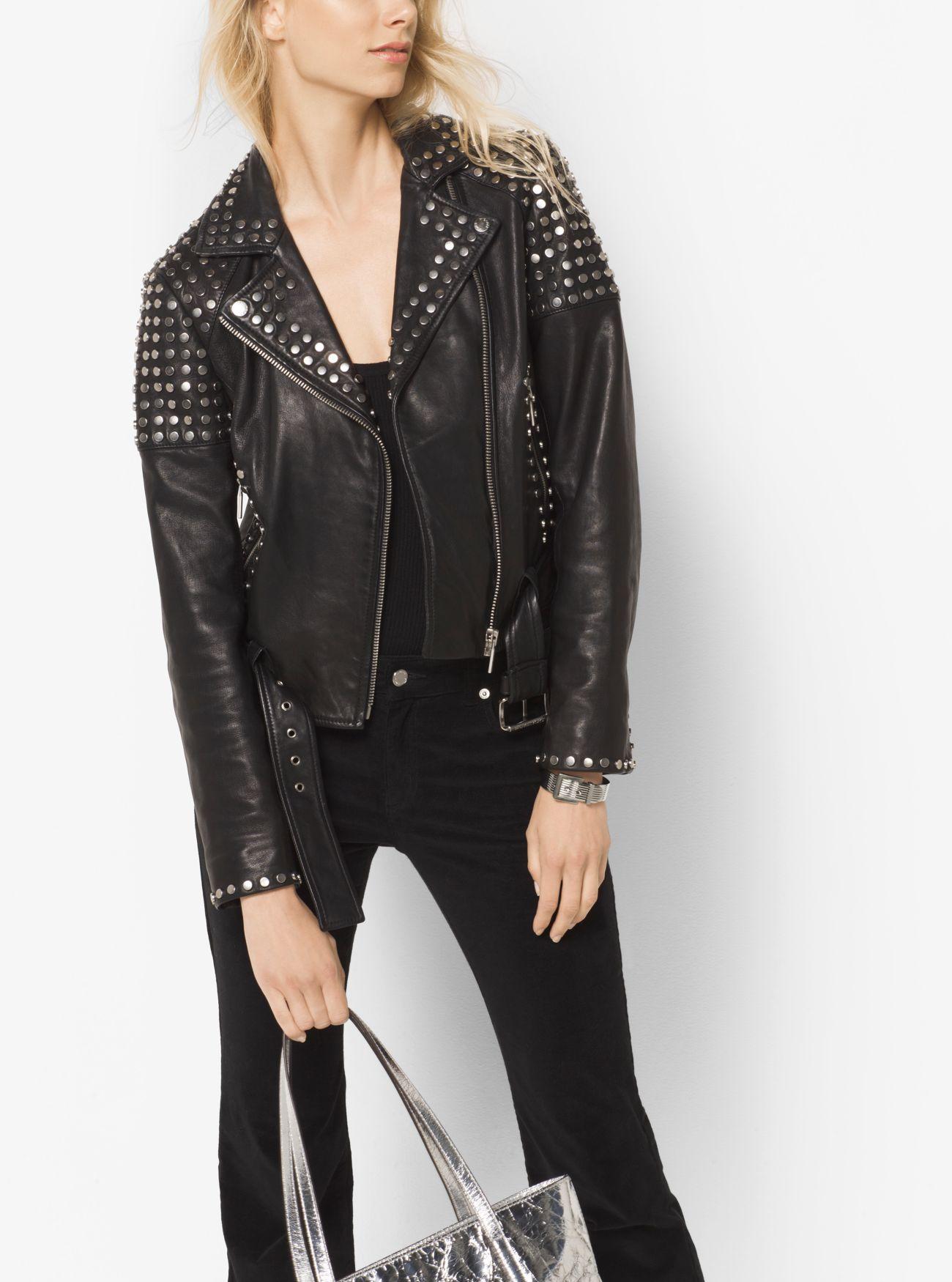 michael kors studded jacket