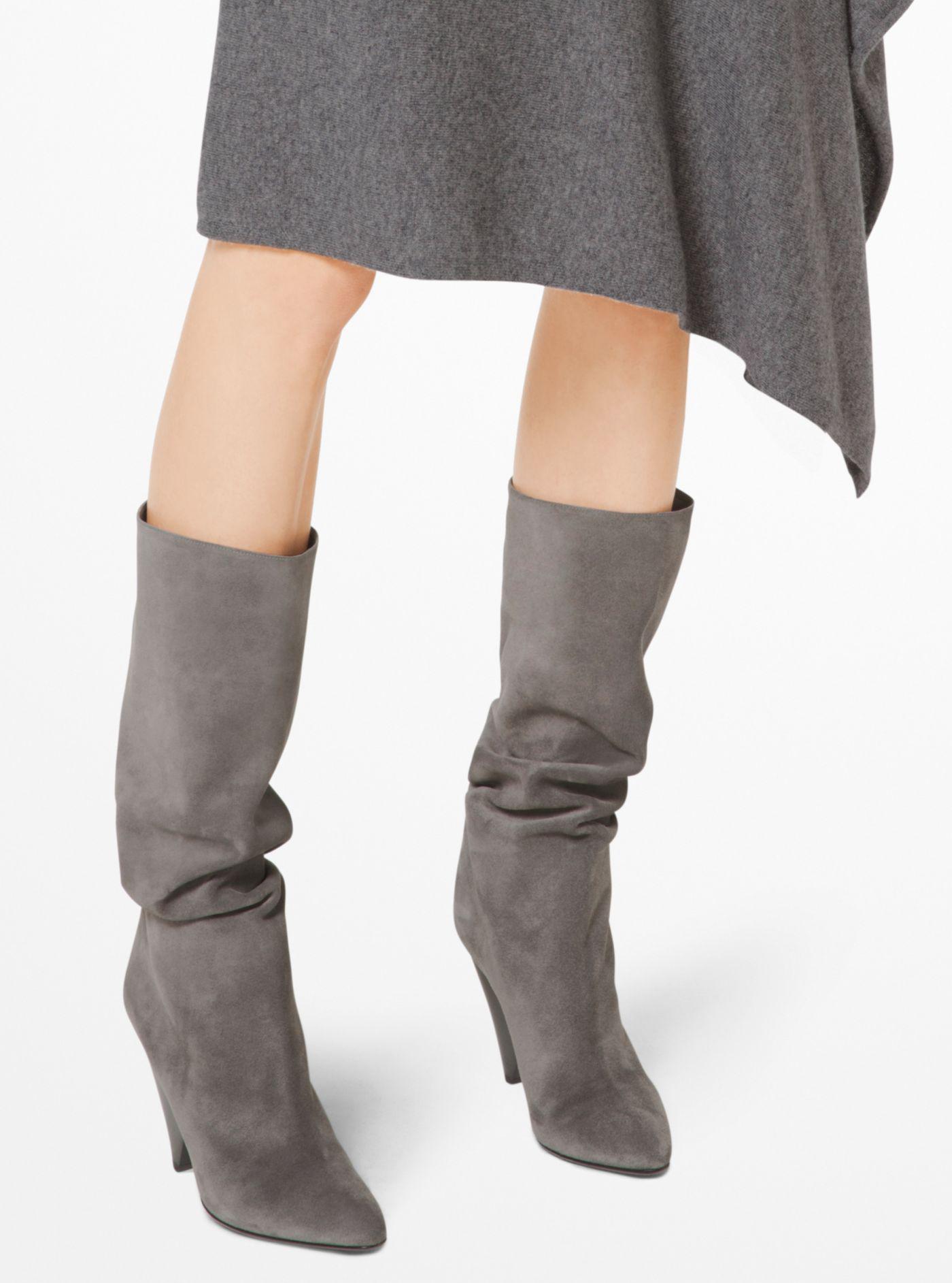 michael kors thigh high suede boots