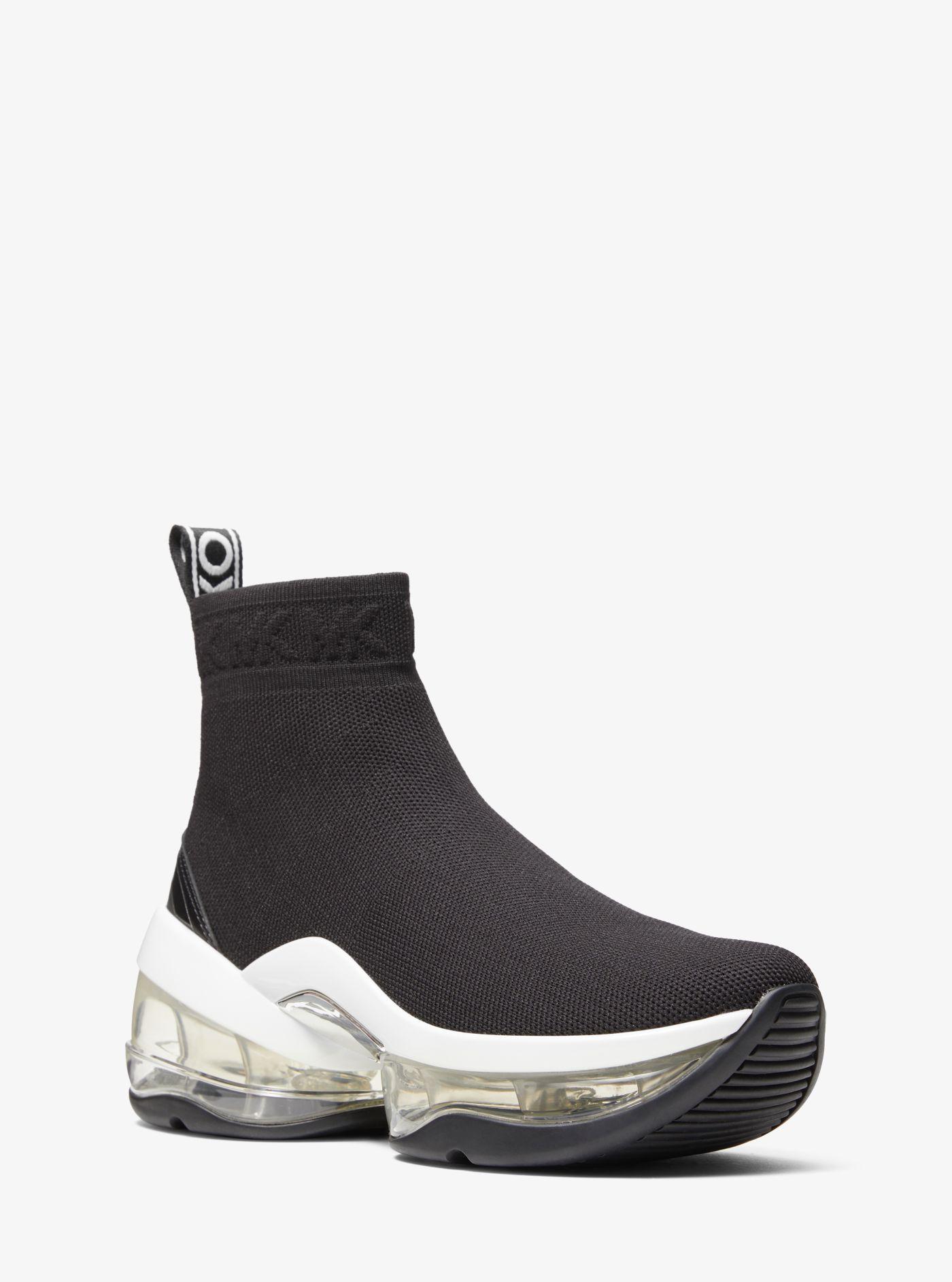 Michael Kors Olympia Extreme Stretch Knit Sock Sneaker in White Lyst