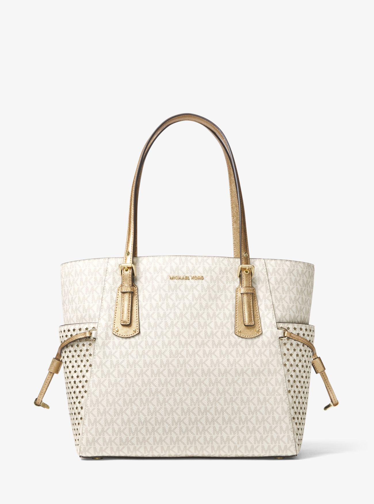 michael kors small logo tote