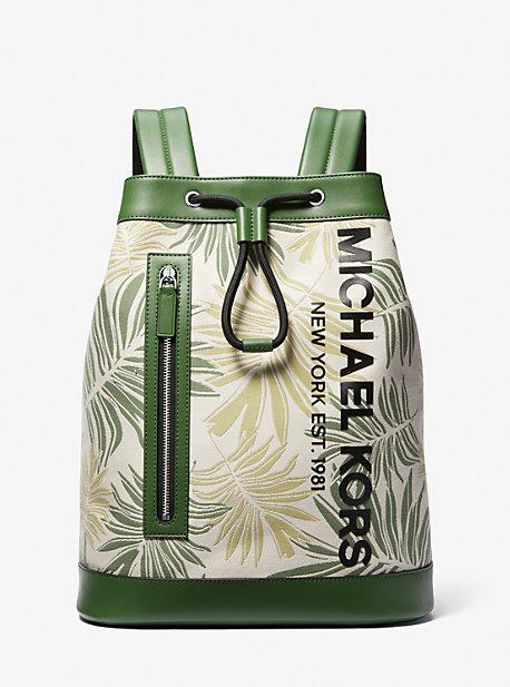 Michael kors shop palm leaf backpack