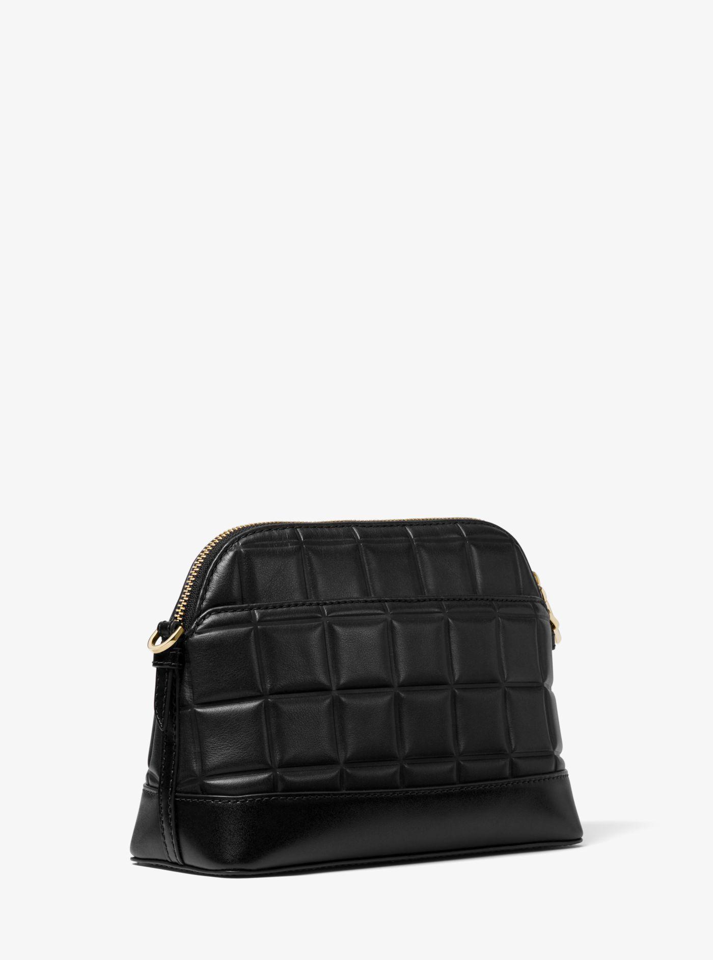 Leather dome hotsell crossbody bag