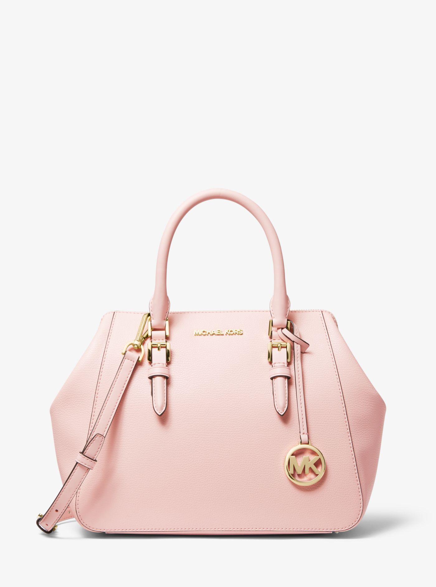 blush pink satchel