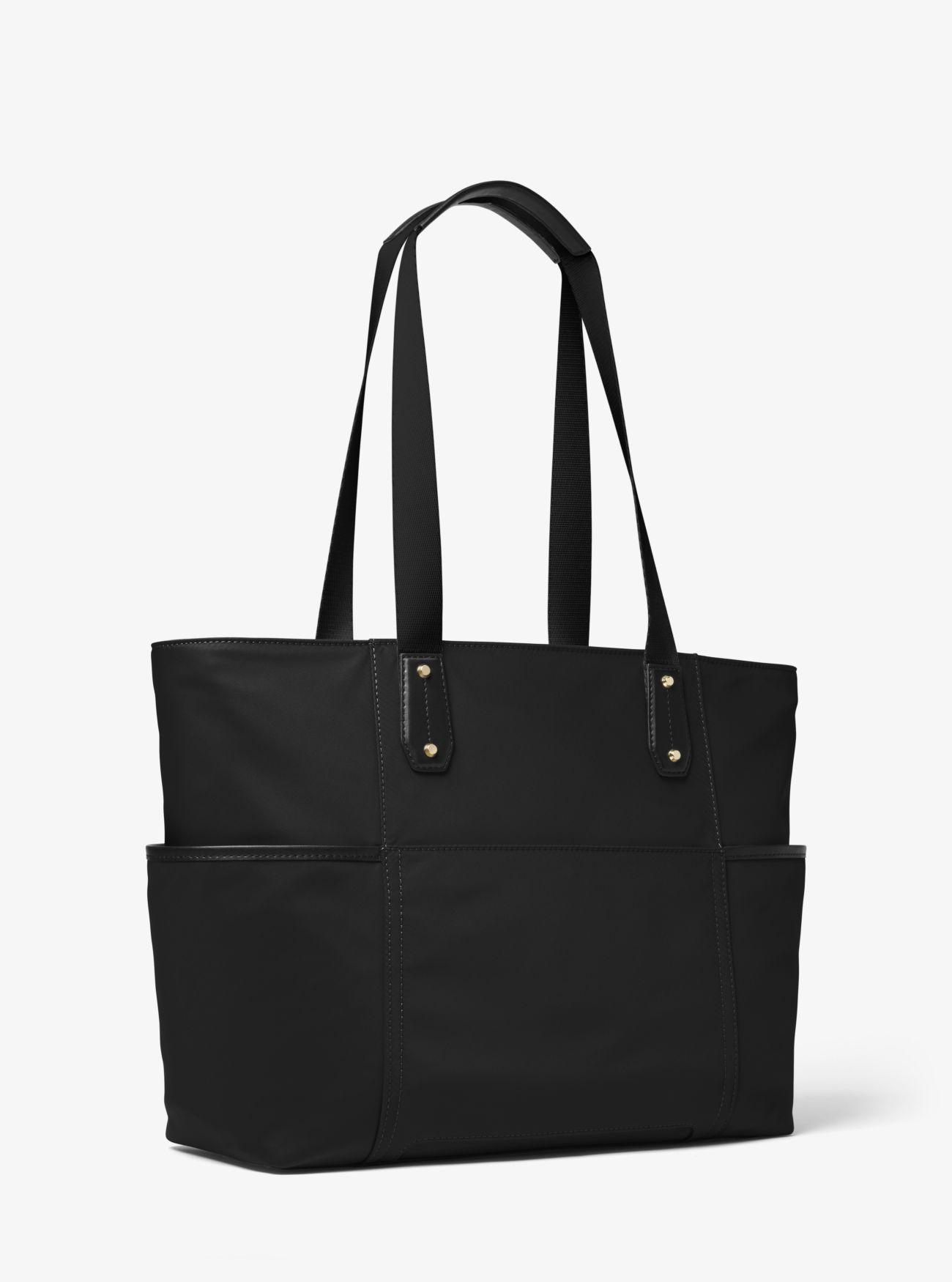 michael kors black nylon tote