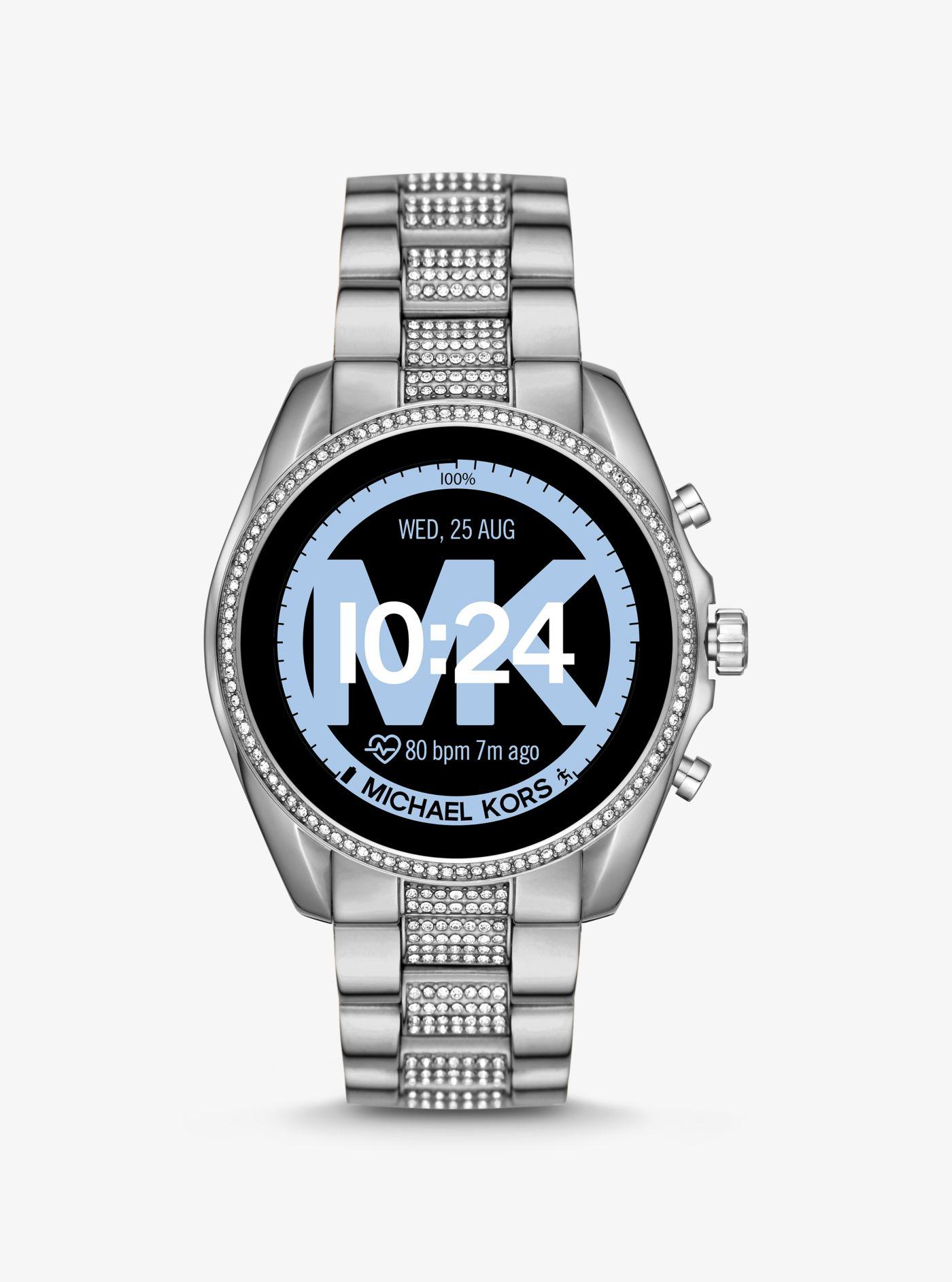 Michael Kors Gen 5 Bradshaw Pavé Silver 