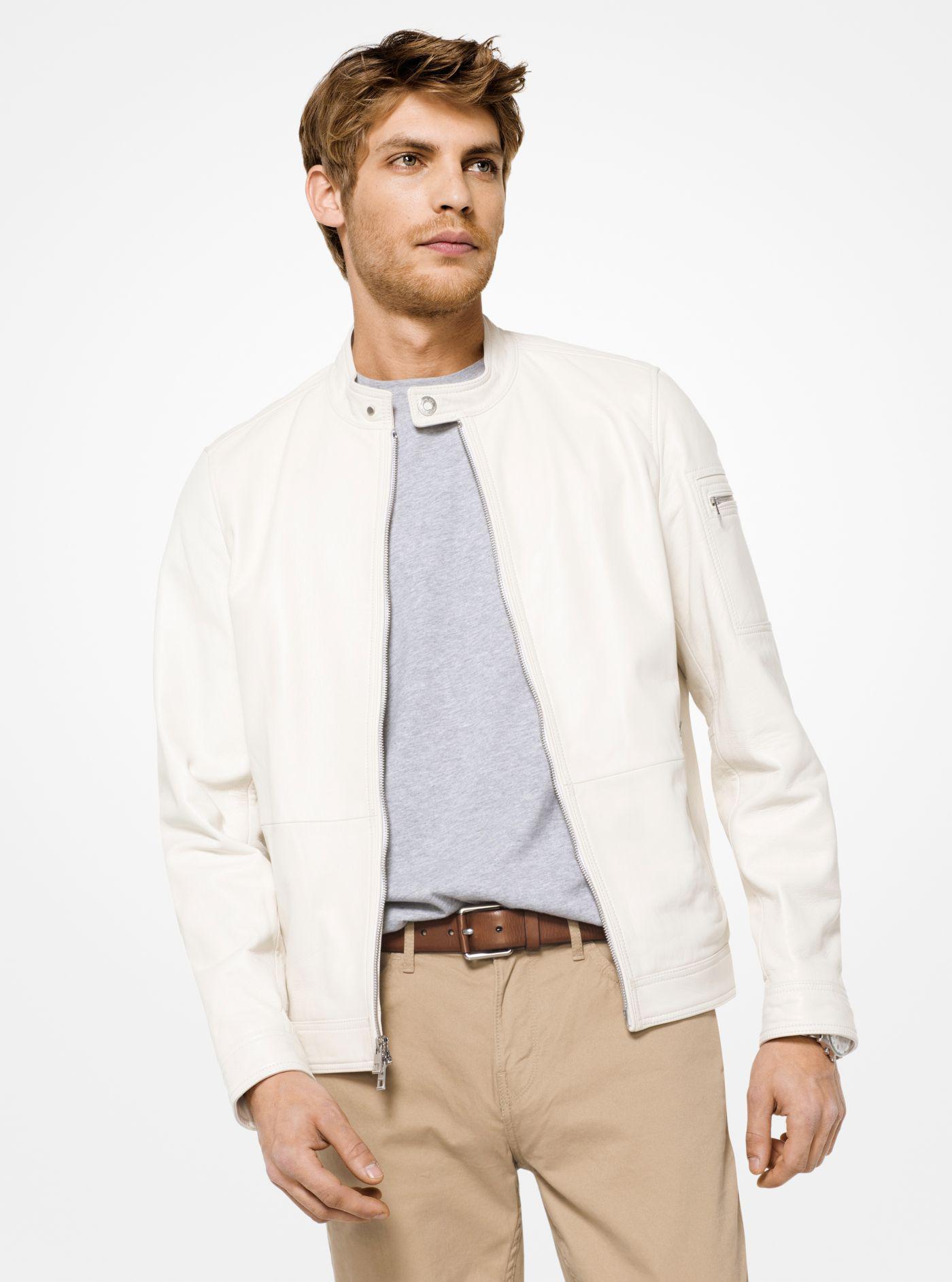 white michael kors men's jacket