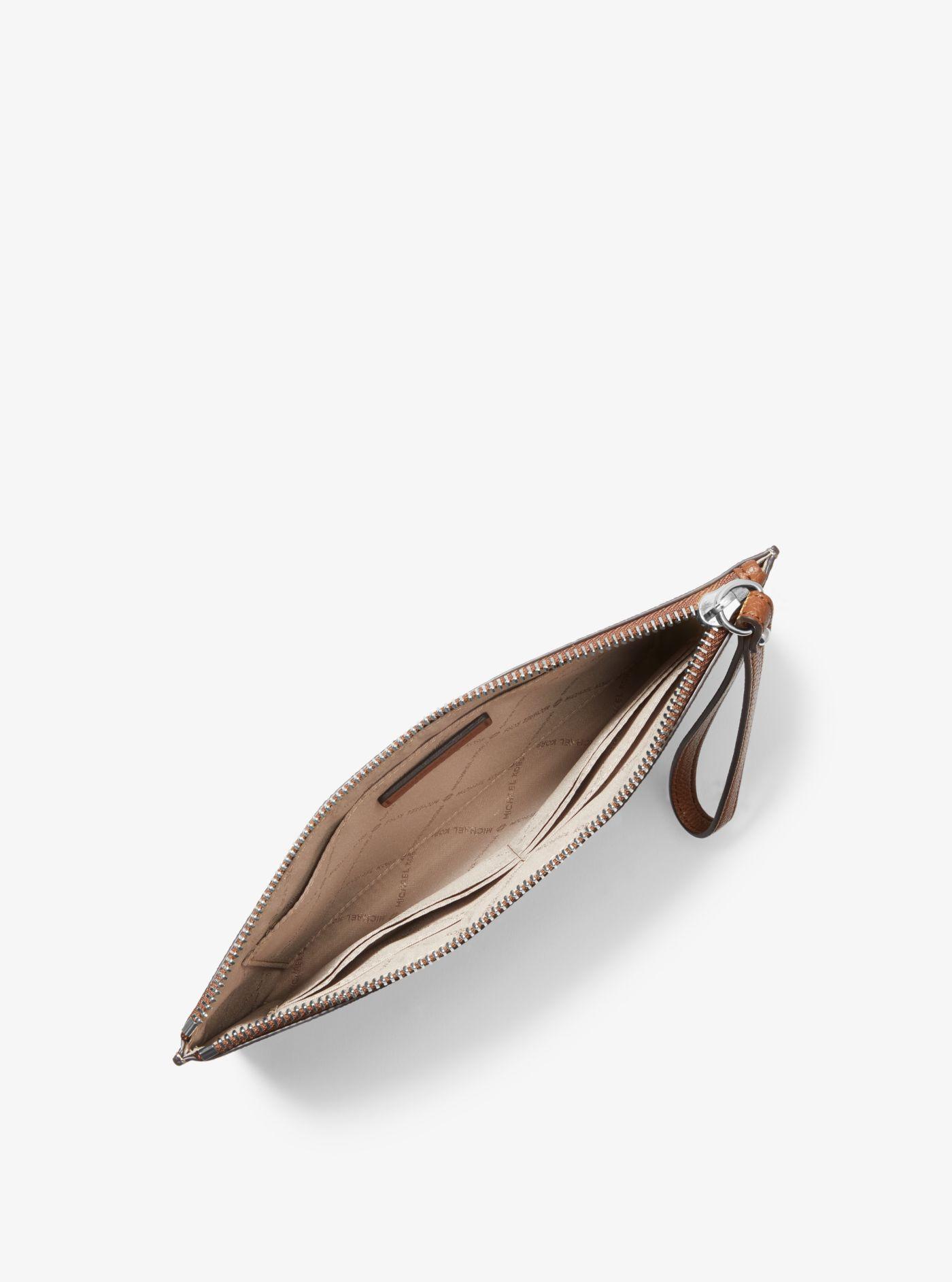 michael kors canvas pouch