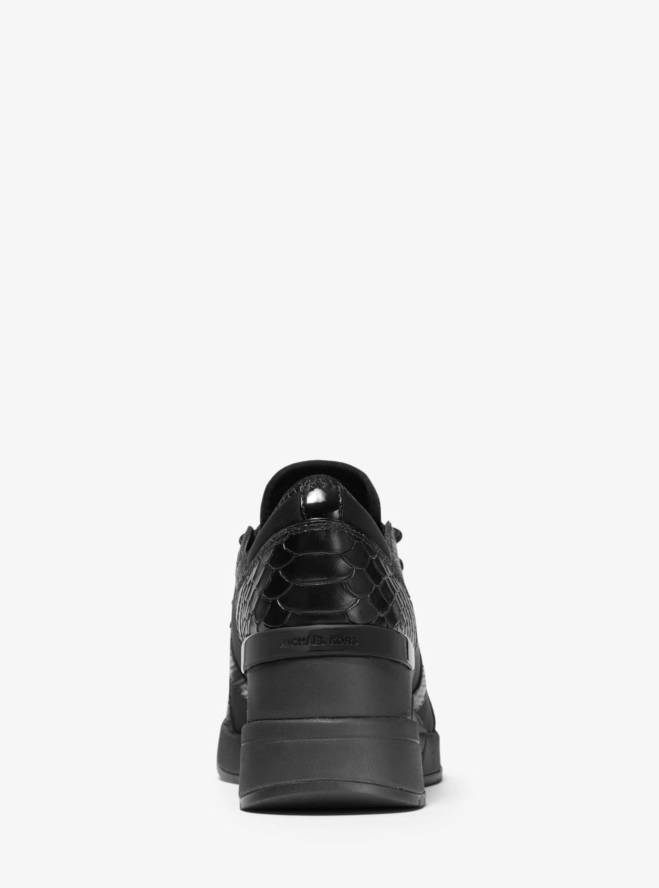 Michael kors felix scuba and embossed leather sneaker deals