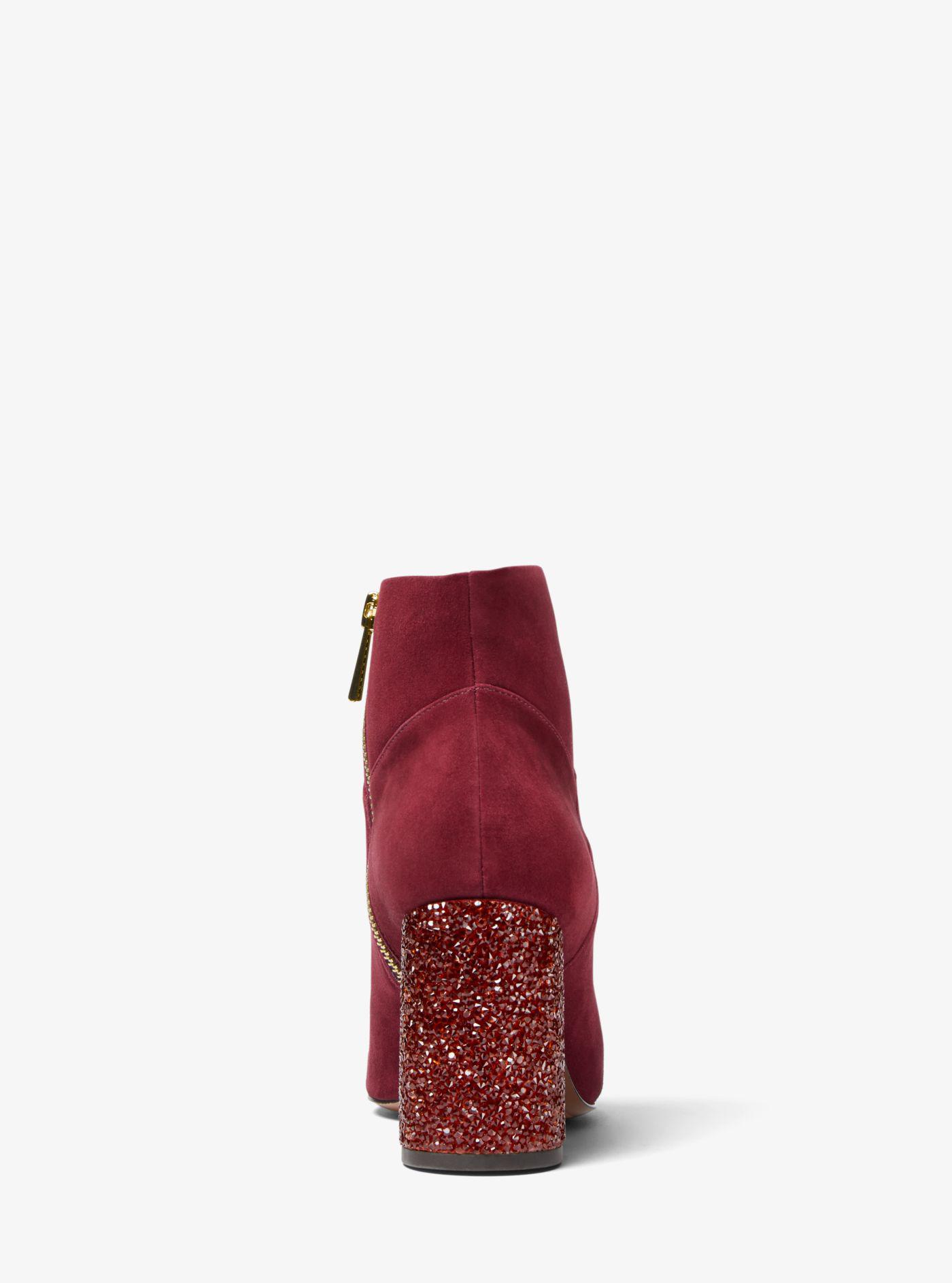 cher suede ankle boot