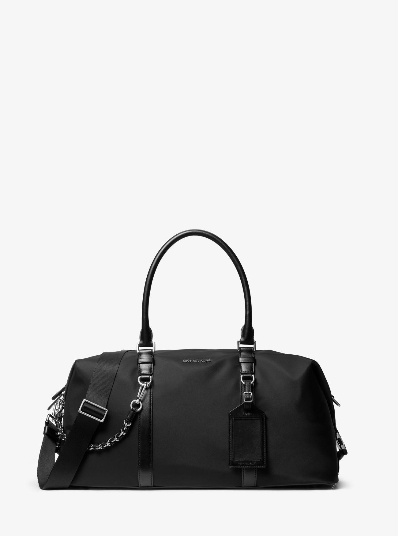 Black michael 2025 kors duffle bag