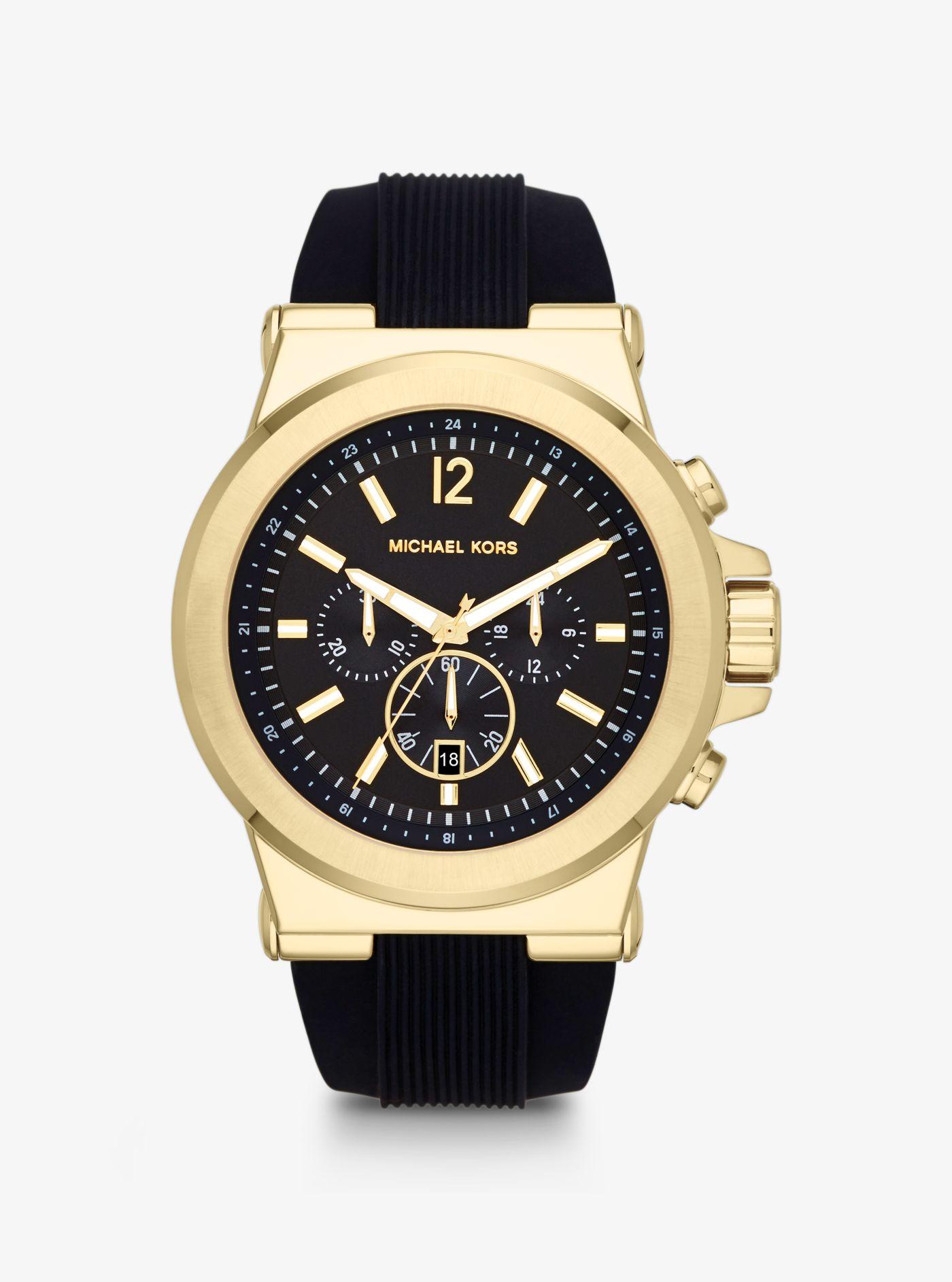 michael kors silicone watch band