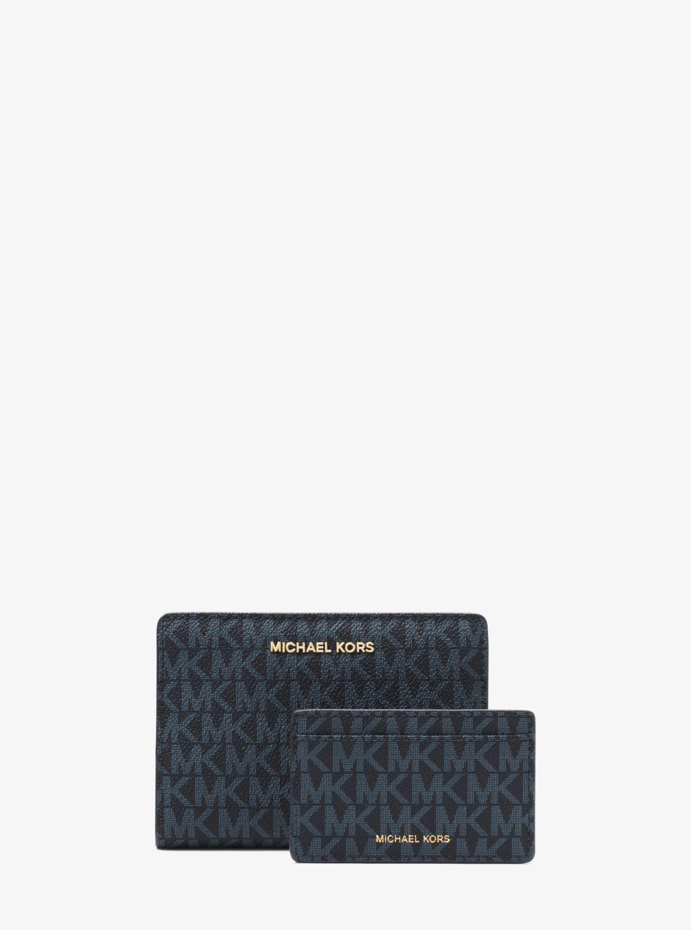 medium logo slim wallet