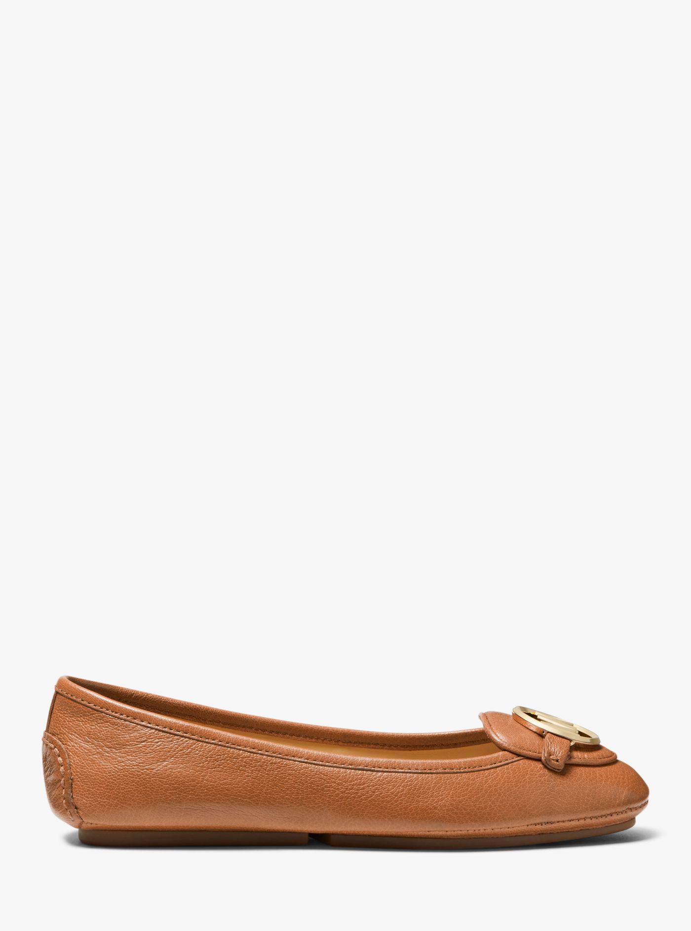 Michael Kors Lillie Leather Moccasin - Lyst