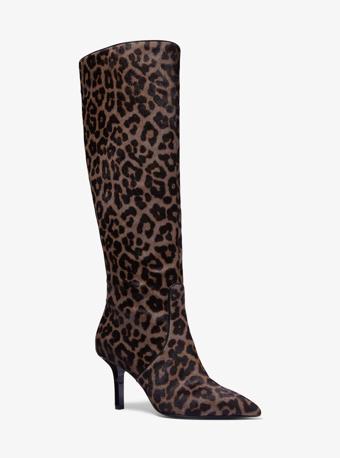 cheetah knee boots