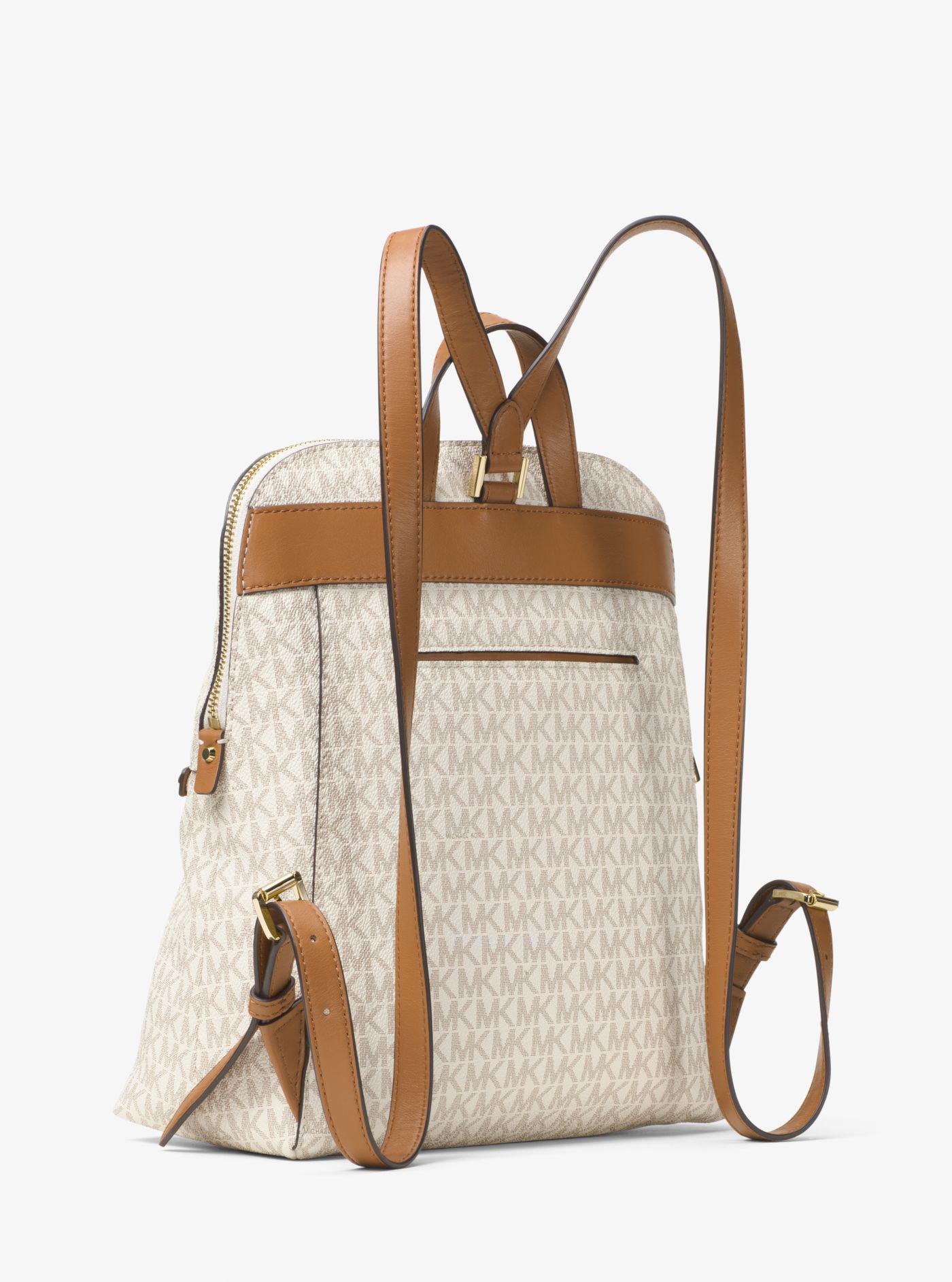 Michael Kors Rhea Medium Slim Logo Backpack | Lyst