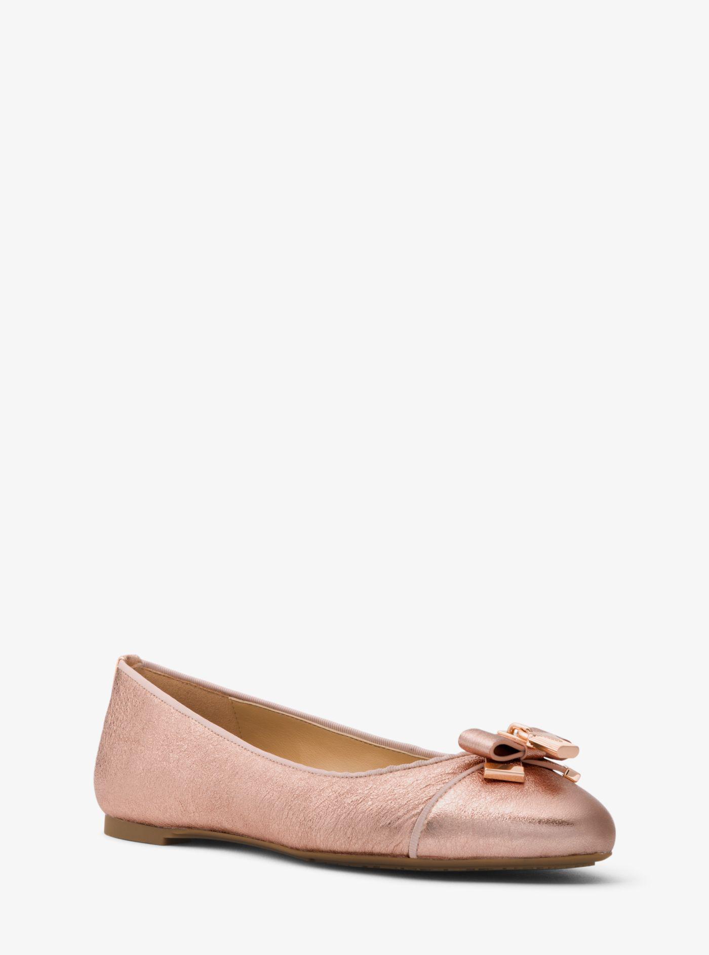 michael kors pink ballet flats