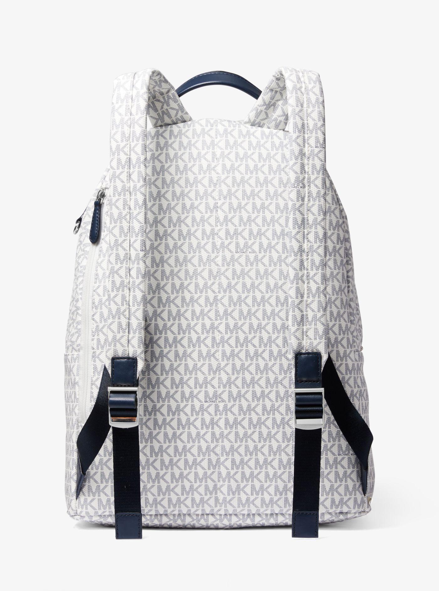 slater large logo backpack michael kors
