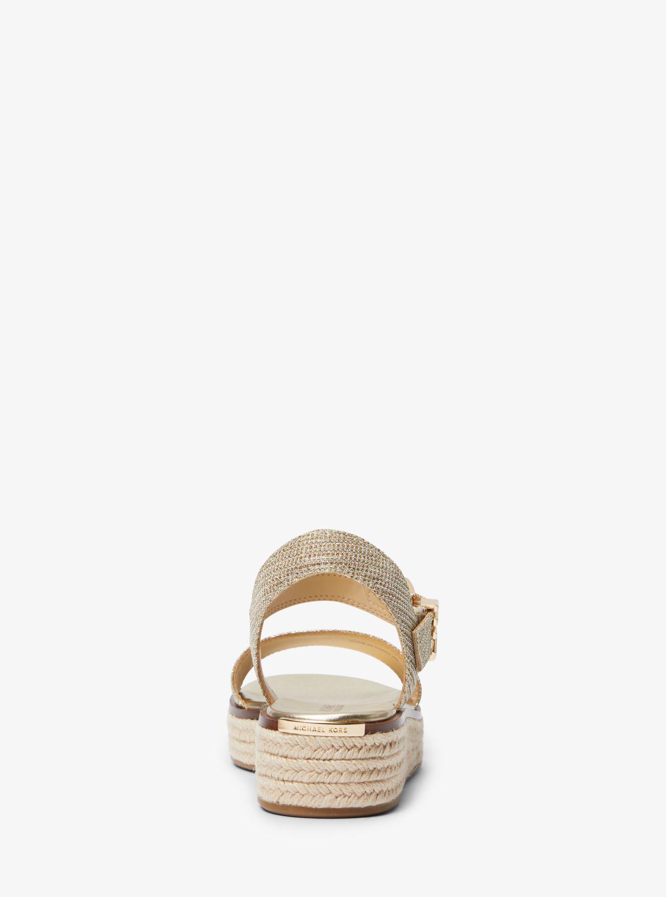 Alpargata RICHIE De Michael Kors - Dorada Con Plataforma Para Mujer