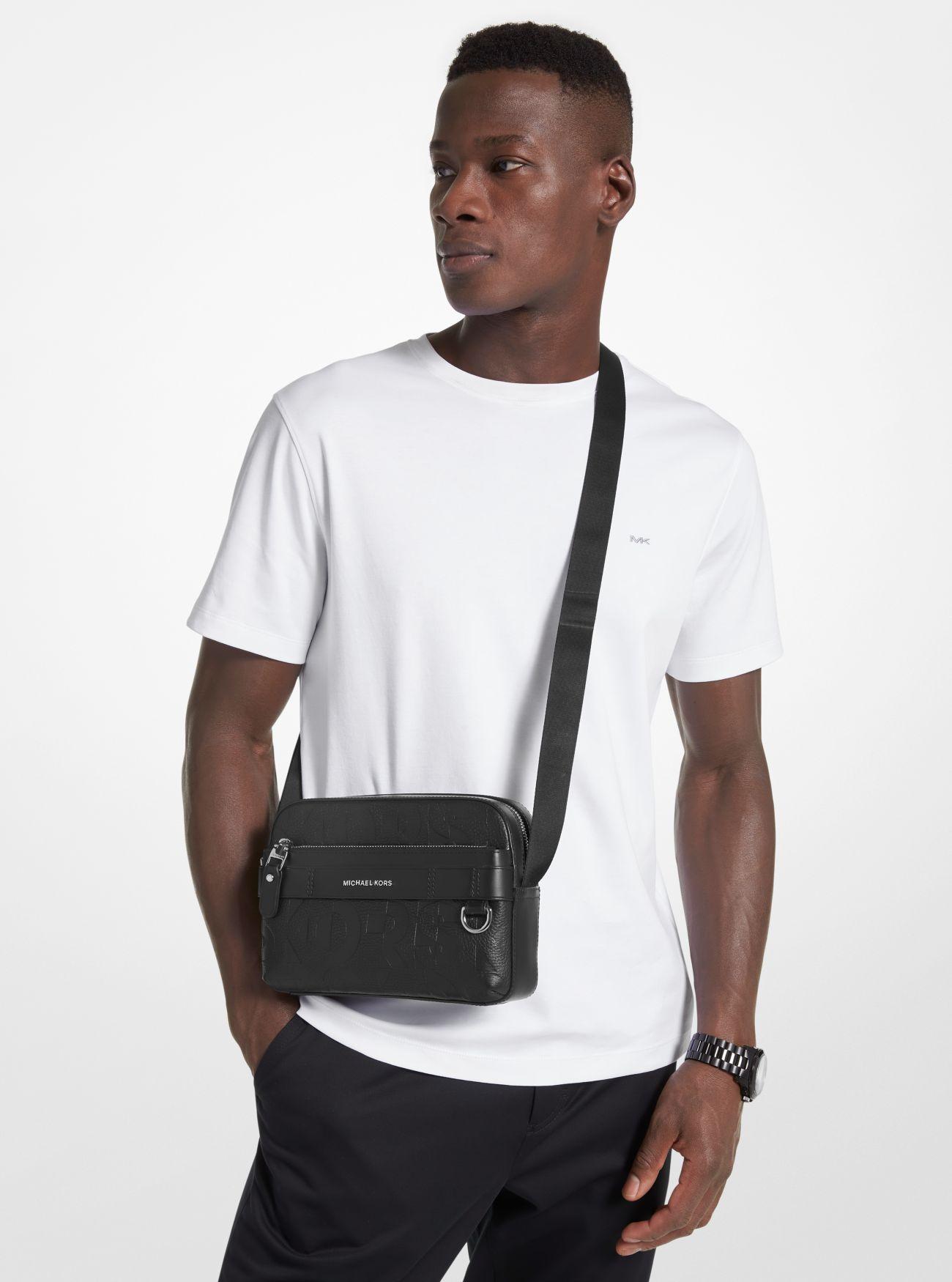 Sac à bandoulière Hudson en cuir en relief à logo graphique Michael Kors  pour homme en coloris Noir | Lyst