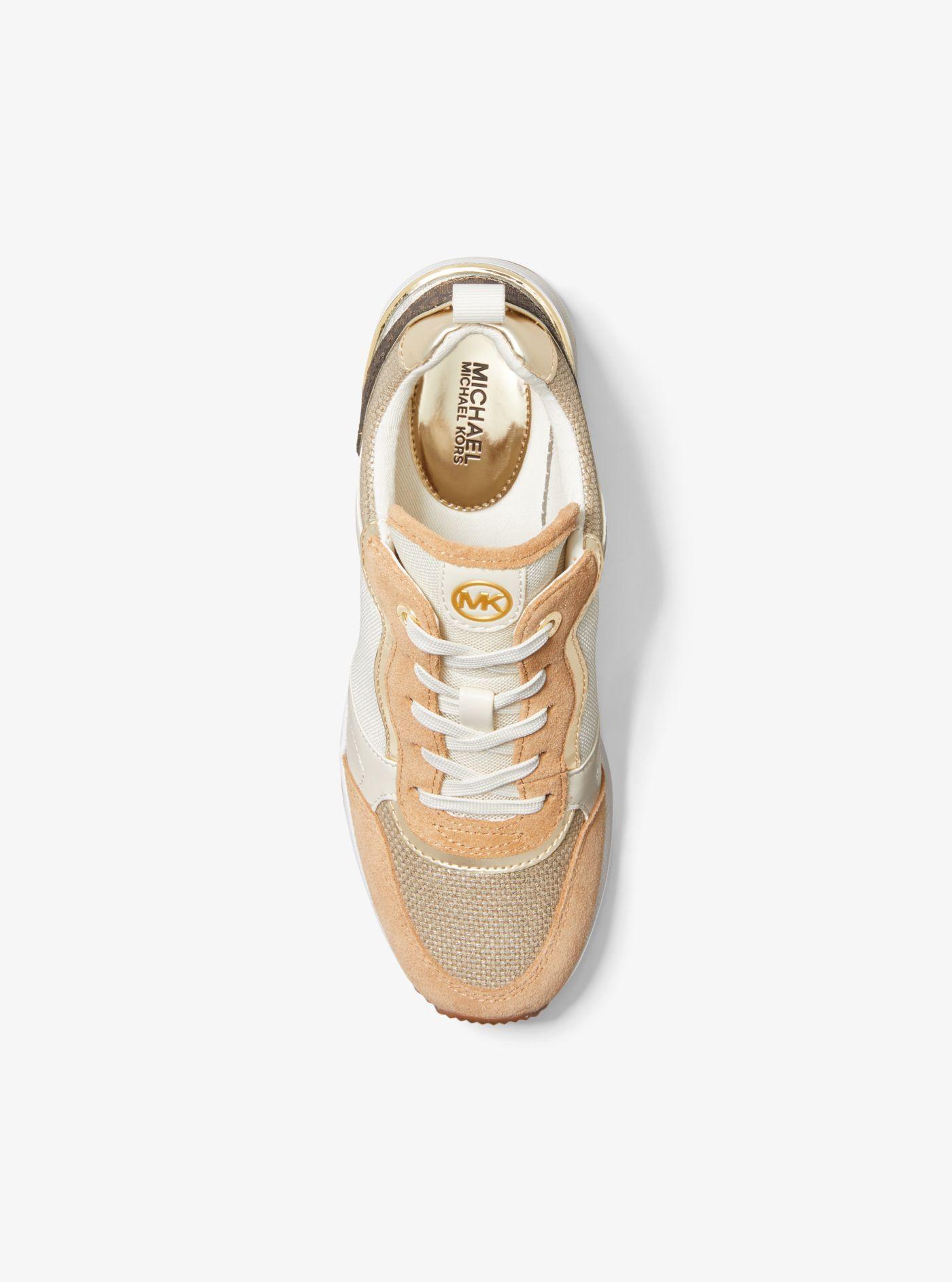 michael kors logo trainers