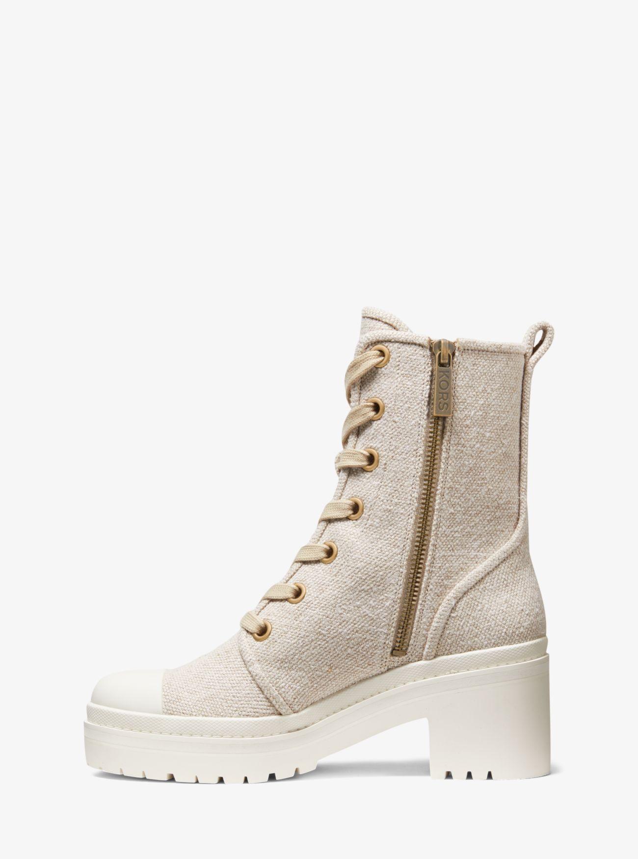 Michael michael kors corey logo sales combat boot