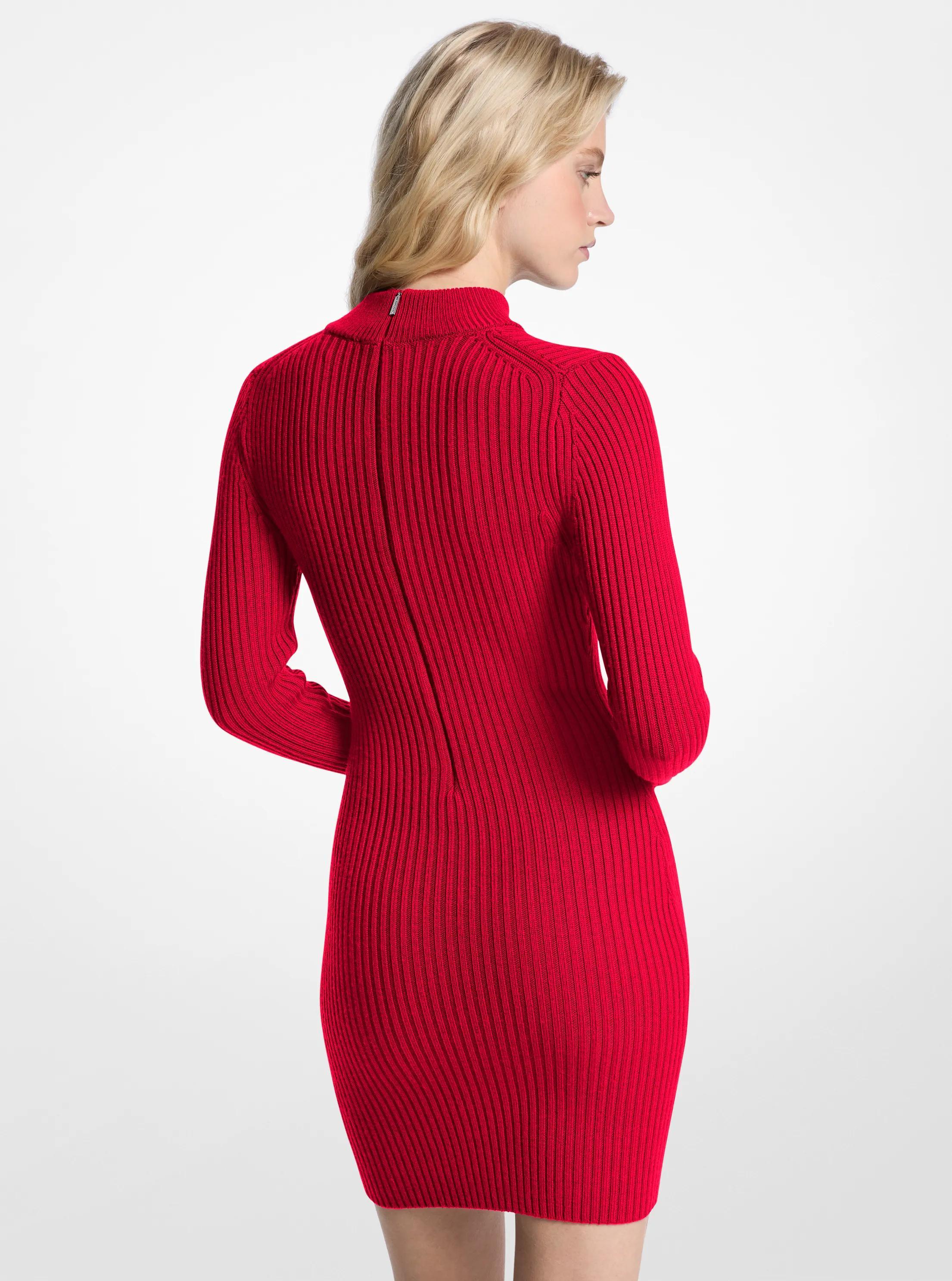 michael kors red sweater dress NWT Michael Kors Sparkle Knit Sweater Red Dress