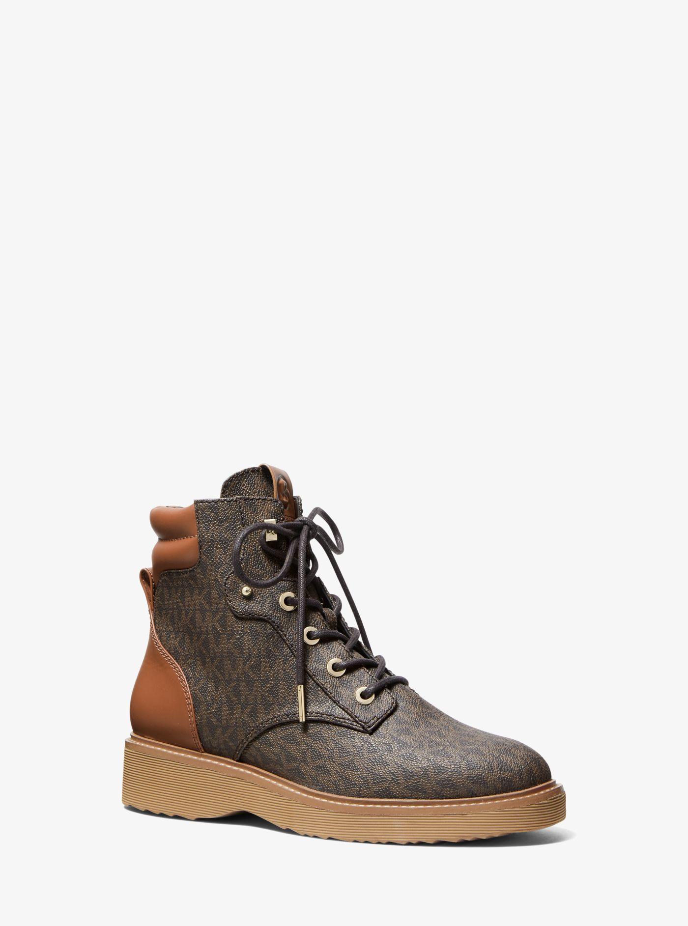 lottie leather boot michael kors