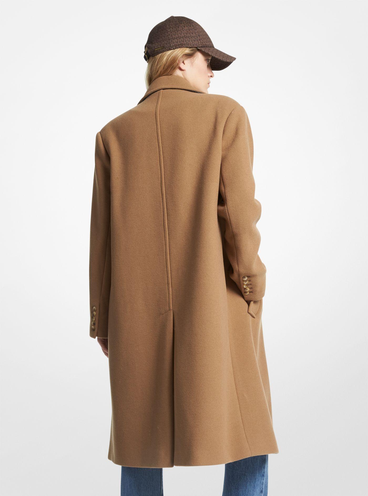 Michael Kors Wool Blend Oversized Coat | Lyst