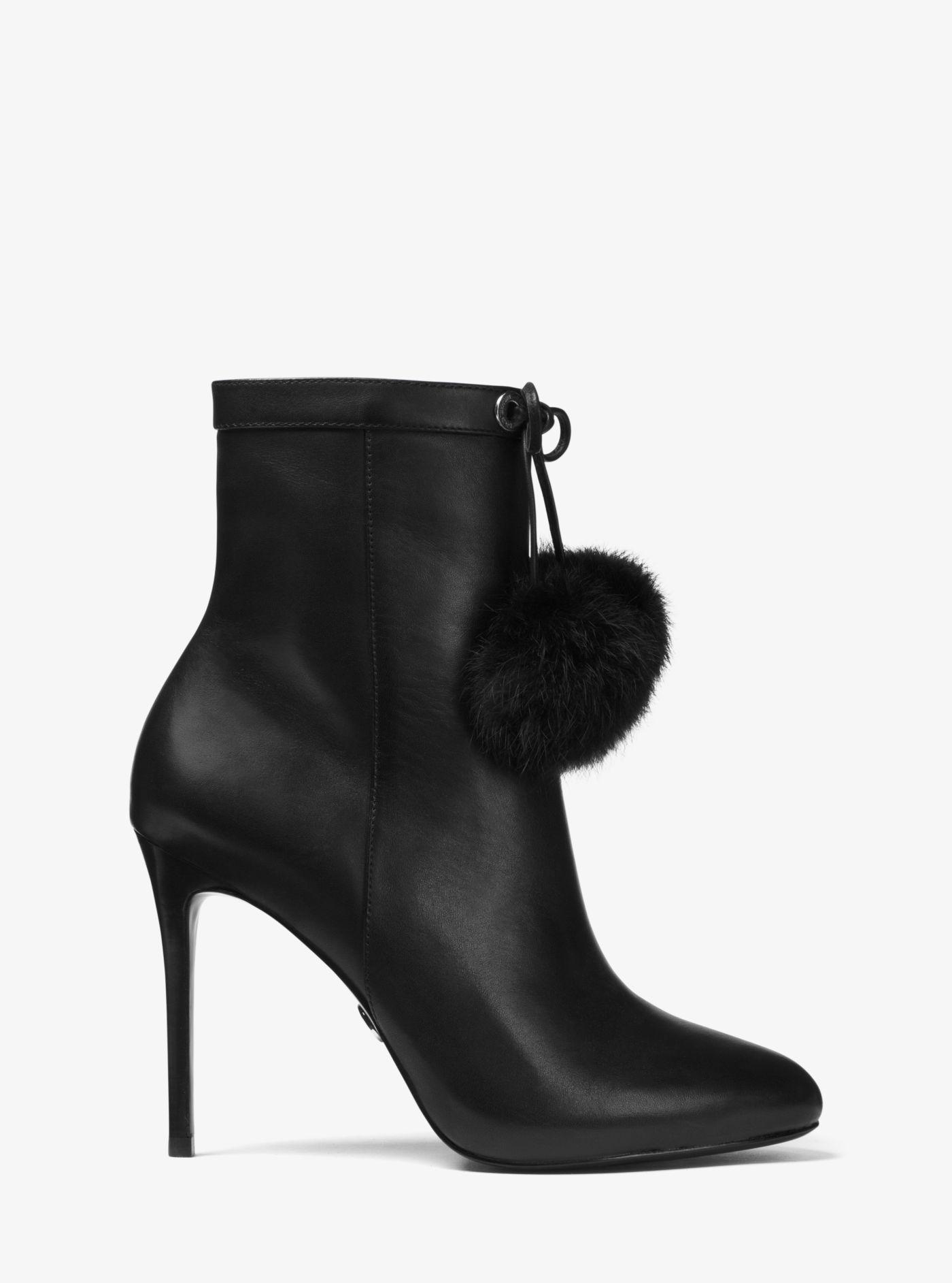 michael kors pom pom boots