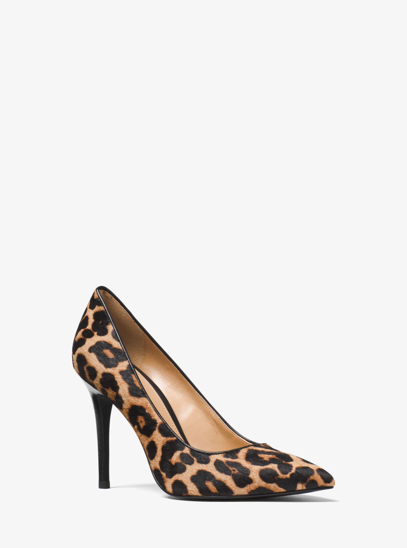 michael kors leopard pumps