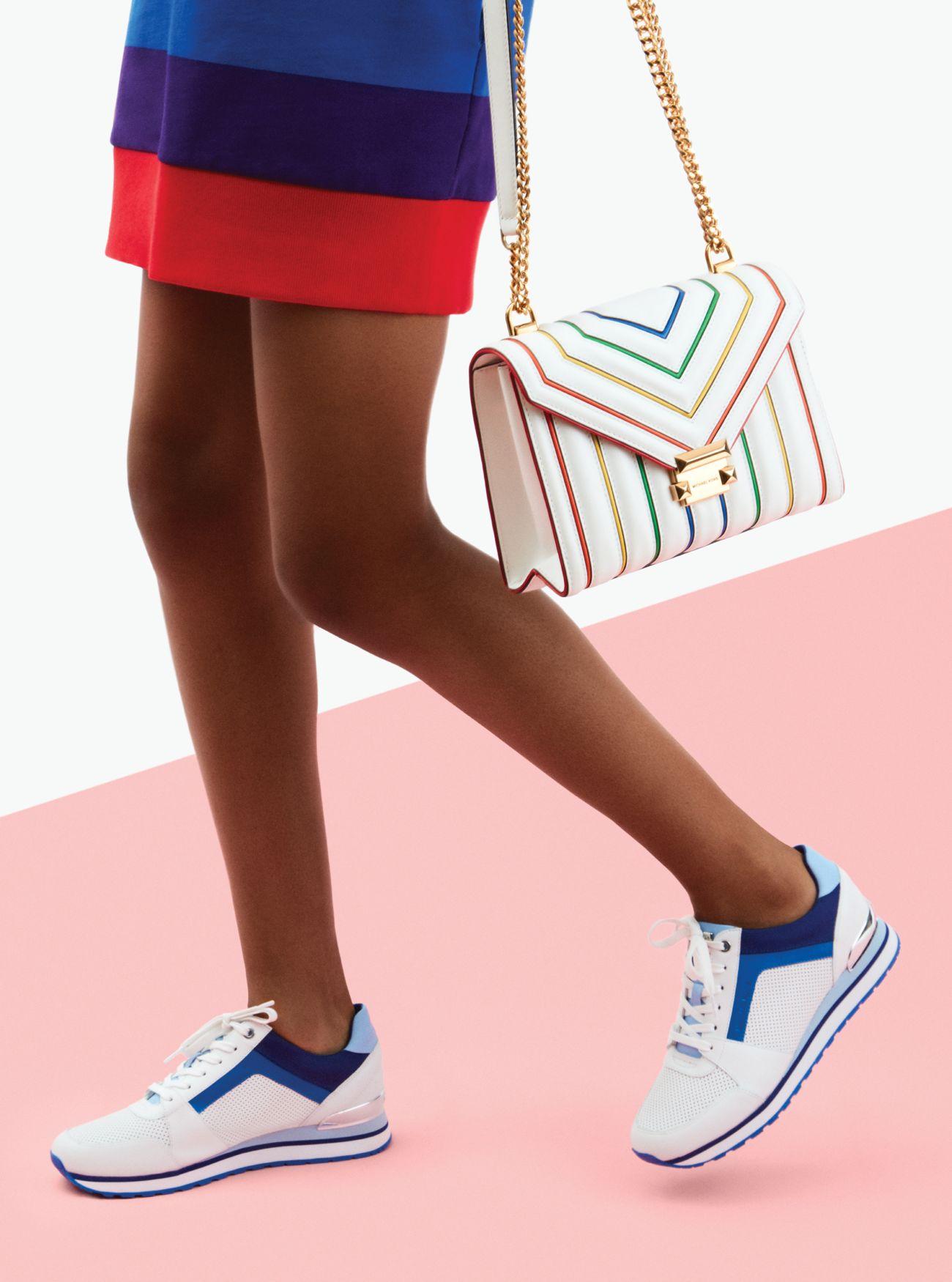 billie leather trainer