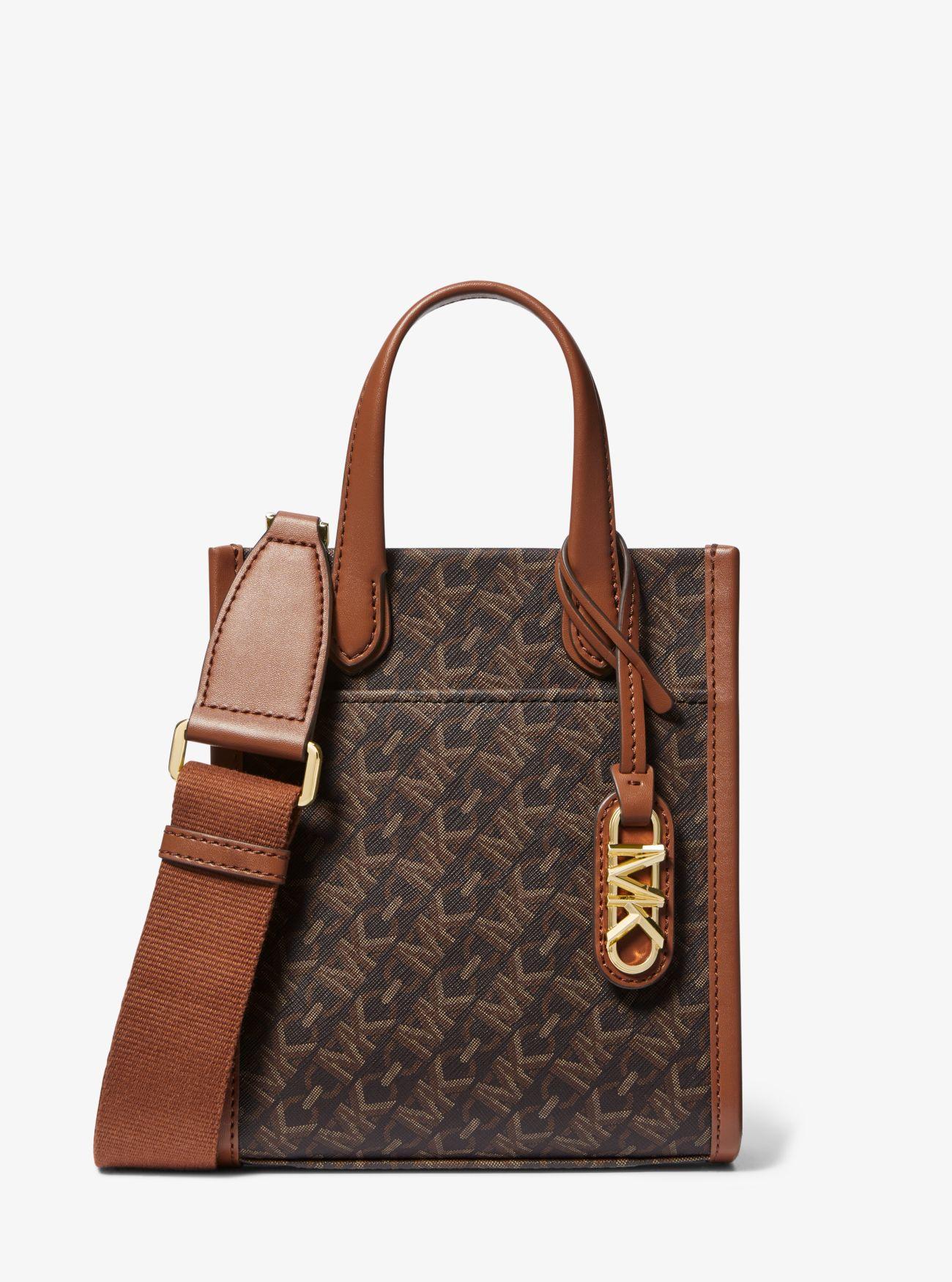 Michael kors 2024 monogram bag purple