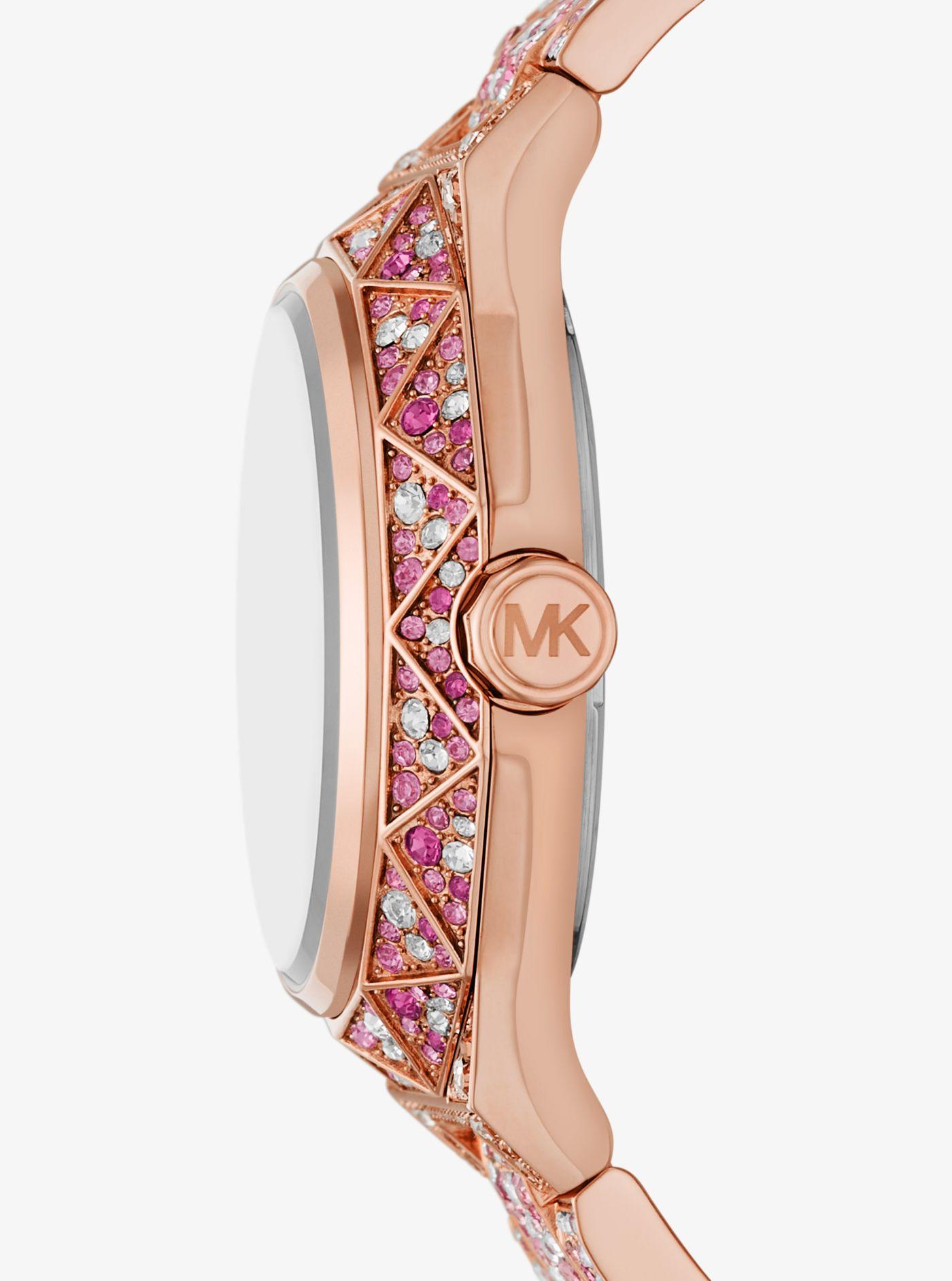 Gold with pink oversized watch Review of the 34mm pink-on-pink Audemars Piguet Royal Oak main image 2