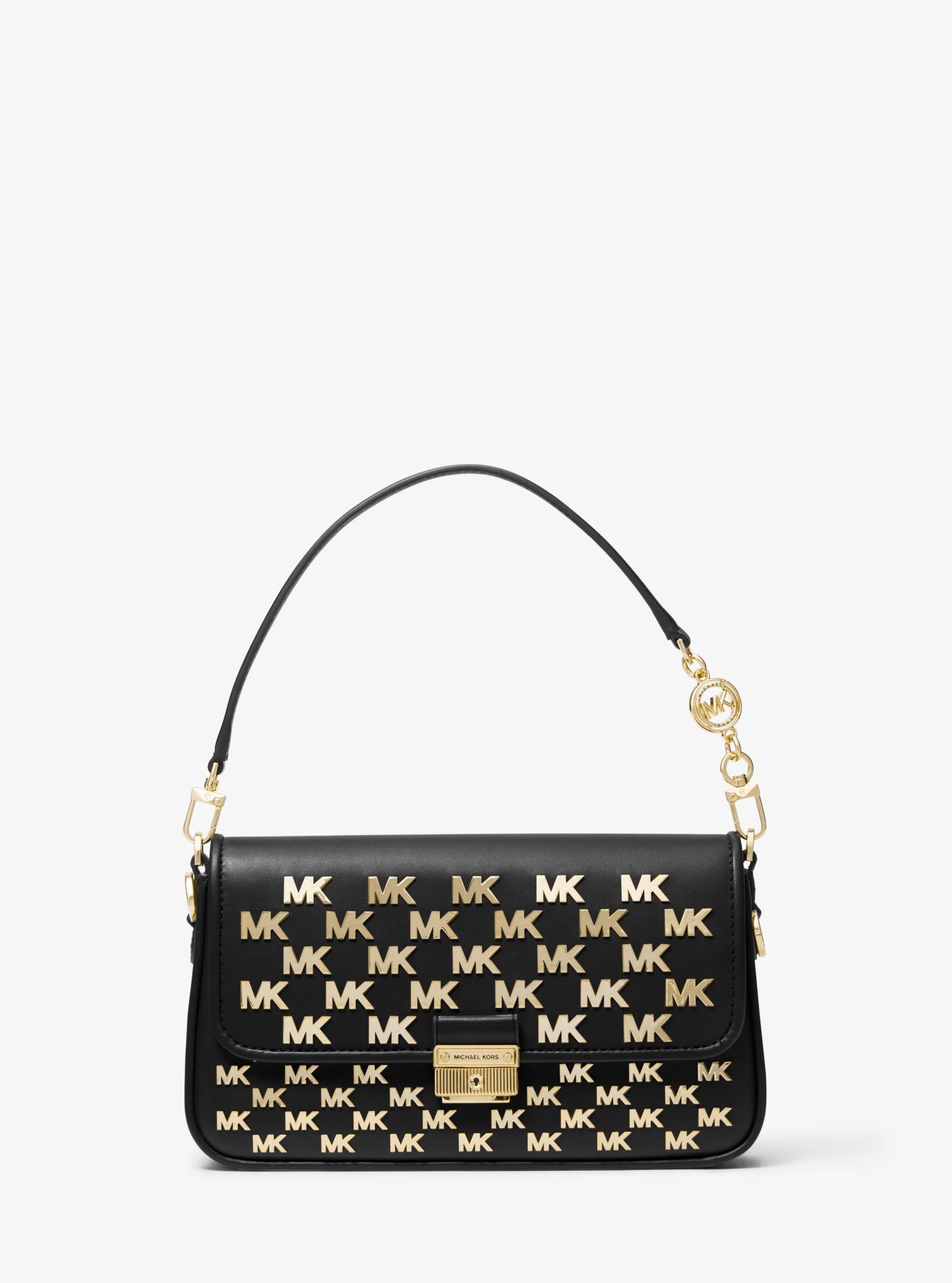 Michael Kors Bradshaw Small Embellished Faux Leather Convertible
